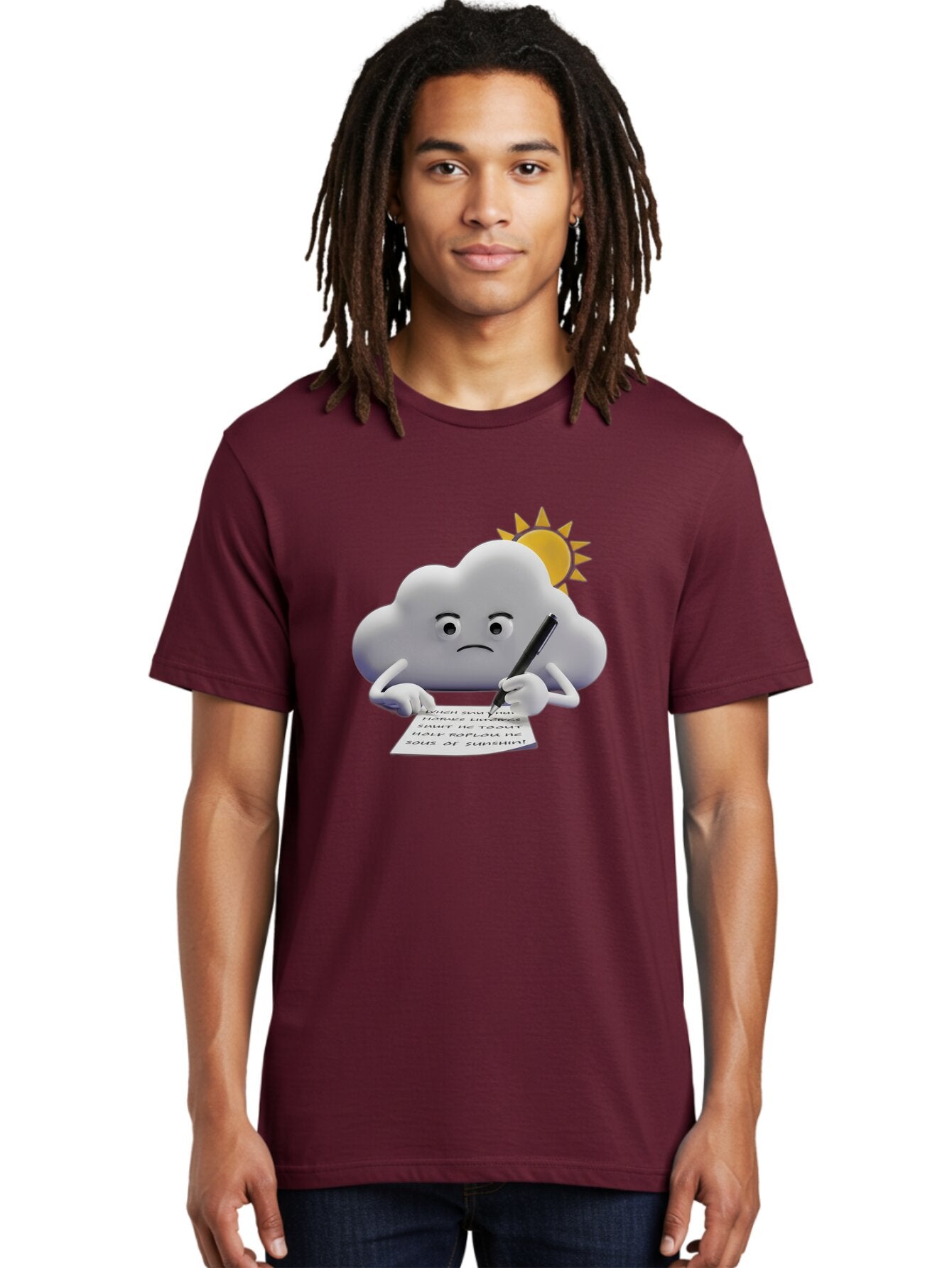 Sad-Cloud-Writing-Letter-1 Men'S Graphic Tee, 100% Cotton, Comfortable Casual Summer Wear, Machine Washable, Vintage Camera, Old Camera, Antique Camera, Black Camera, Classic Photography, Photography Equipment, Nostalgic Device, Film Camera, Bar415 23