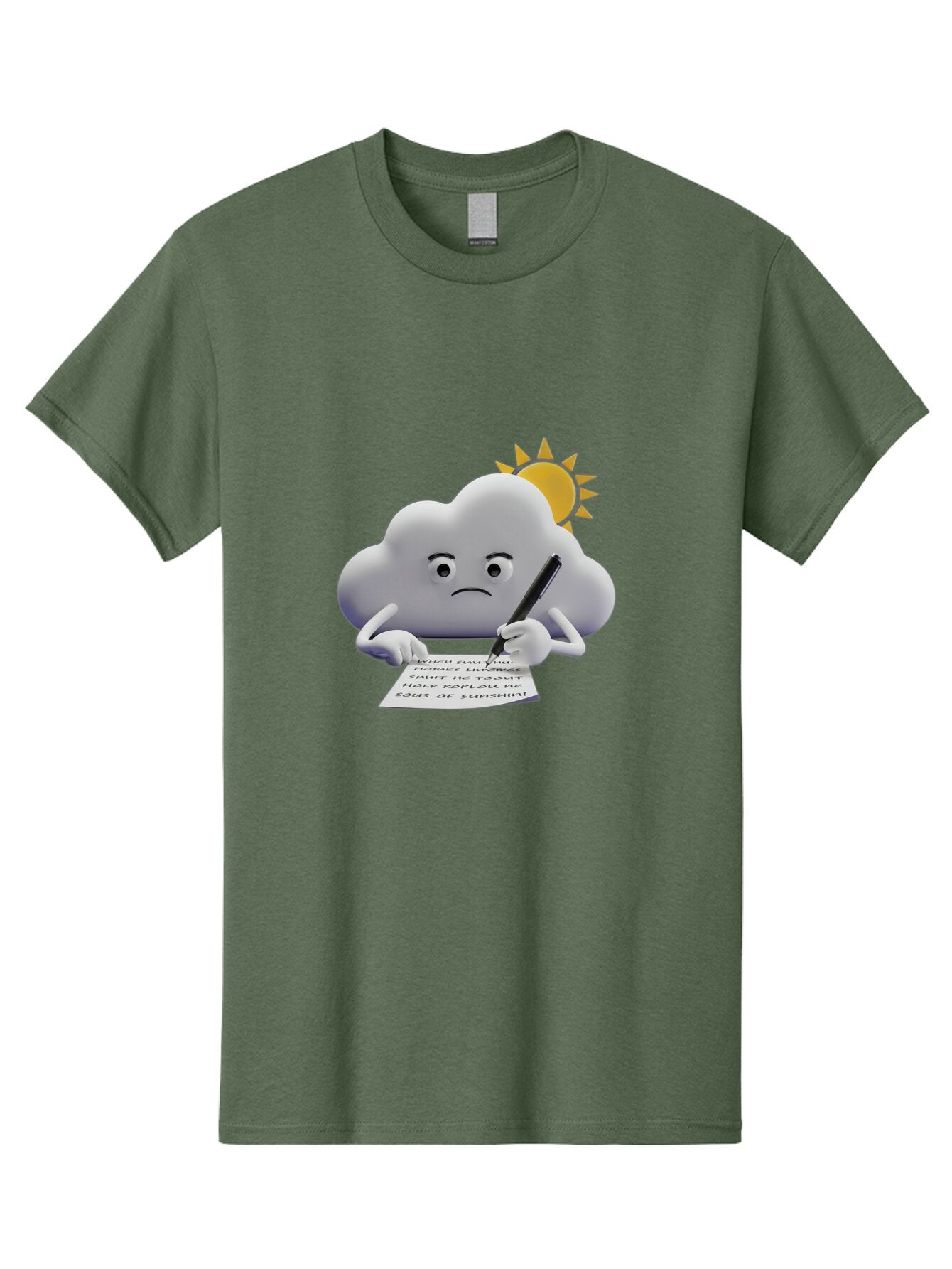Sad-Cloud-Writing-Letter-1 Men'S Graphic Tee, 100% Cotton, Comfortable Casual Summer Wear, Machine Washable, Vintage Camera, Old Camera, Antique Camera, Black Camera, Classic Photography, Photography Equipment, Nostalgic Device, Film Camera, Bar415 12