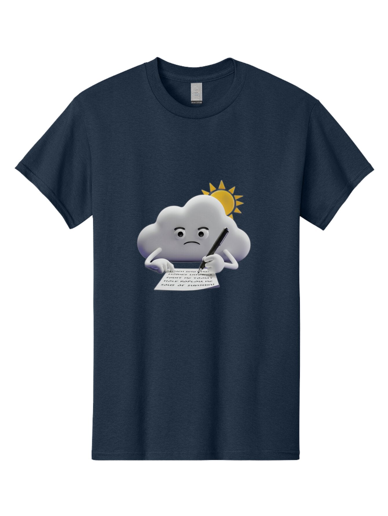 Sad-Cloud-Writing-Letter-1 Men'S Graphic Tee, 100% Cotton, Comfortable Casual Summer Wear, Machine Washable, Vintage Camera, Old Camera, Antique Camera, Black Camera, Classic Photography, Photography Equipment, Nostalgic Device, Film Camera, Bar415