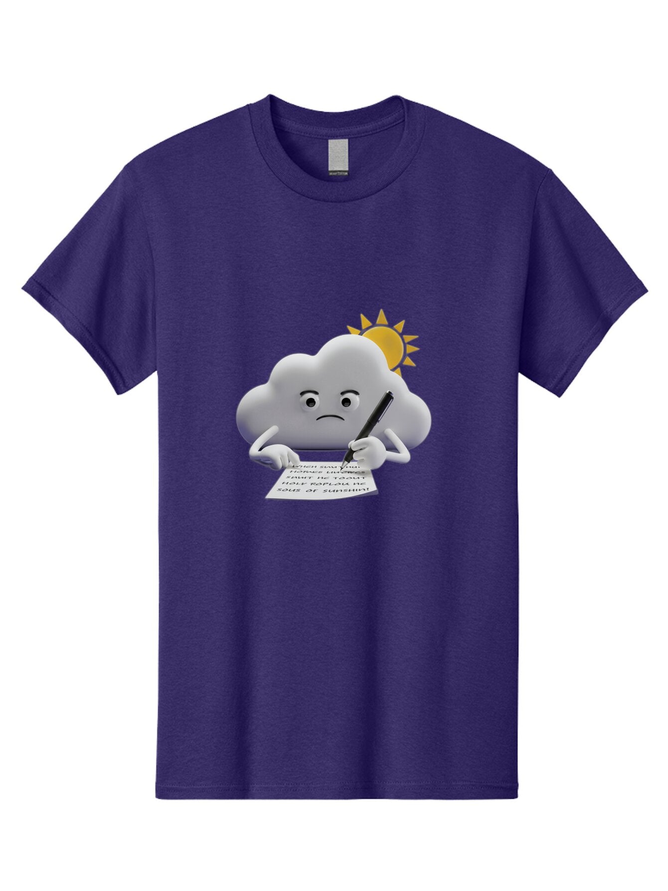 Sad-Cloud-Writing-Letter-1 Men'S Graphic Tee, 100% Cotton, Comfortable Casual Summer Wear, Machine Washable, Vintage Camera, Old Camera, Antique Camera, Black Camera, Classic Photography, Photography Equipment, Nostalgic Device, Film Camera, Bar415 6