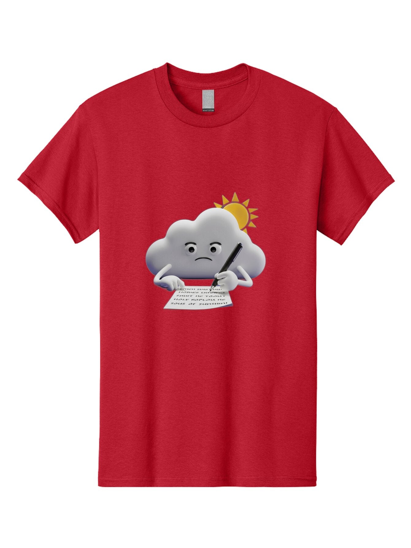 Sad-Cloud-Writing-Letter-1 Men'S Graphic Tee, 100% Cotton, Comfortable Casual Summer Wear, Machine Washable, Vintage Camera, Old Camera, Antique Camera, Black Camera, Classic Photography, Photography Equipment, Nostalgic Device, Film Camera, Bar415 13