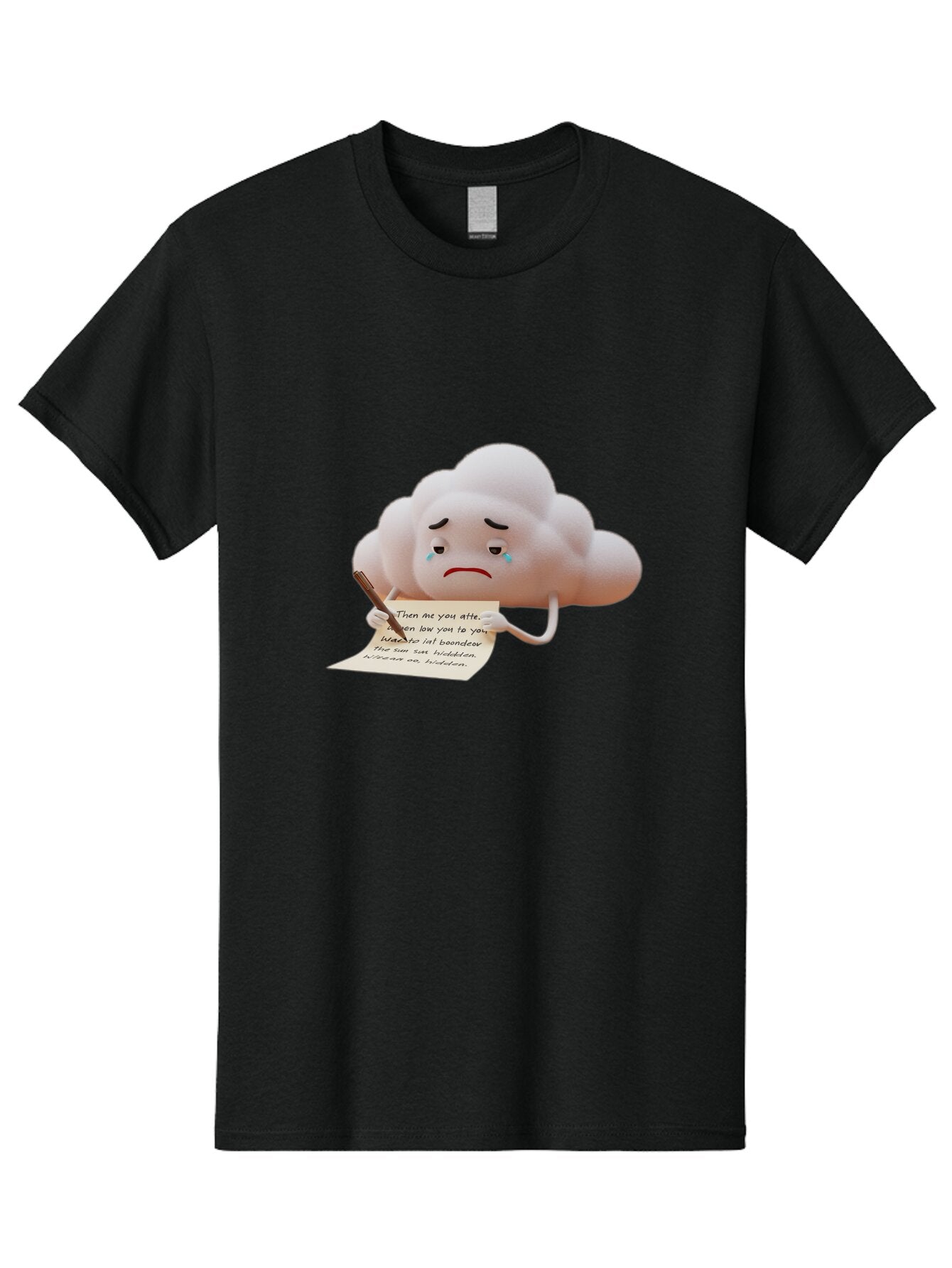 Sad-Cloud-Writing-Letter Men'S Graphic Tee, 100% Cotton, Comfortable Casual Summer Wear, Machine Washable, Vintage Camera, Old Camera, Antique Camera, Black Camera, Classic Photography, Photography Equipment, Nostalgic Device, Film Camera, Bar416 7