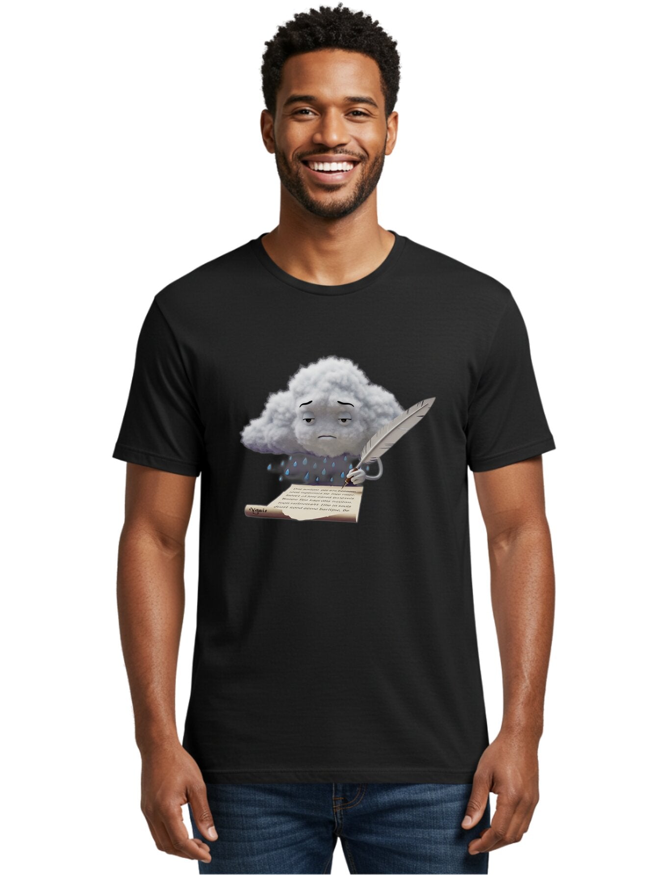 Sad-Cloud-Writing Men'S Graphic Tee, 100% Cotton, Comfortable Casual Summer Wear, Machine Washable, Vintage Camera, Old Camera, Antique Camera, Black Camera, Classic Photography, Photography Equipment, Nostalgic Device, Film Camera, Camera Art Bar417 24