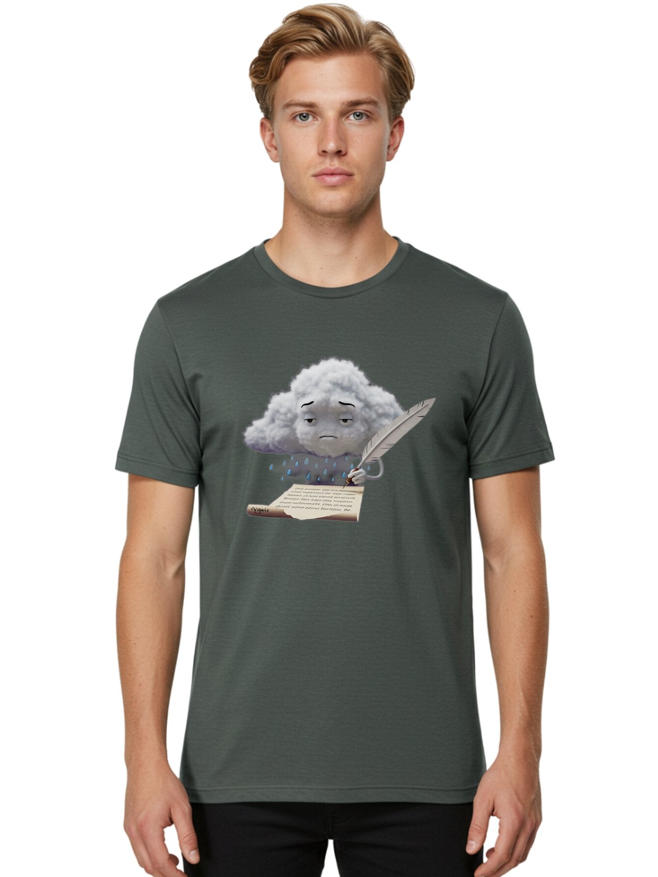 Sad-Cloud-Writing Men'S Graphic Tee, 100% Cotton, Comfortable Casual Summer Wear, Machine Washable, Vintage Camera, Old Camera, Antique Camera, Black Camera, Classic Photography, Photography Equipment, Nostalgic Device, Film Camera, Camera Art Bar417 27