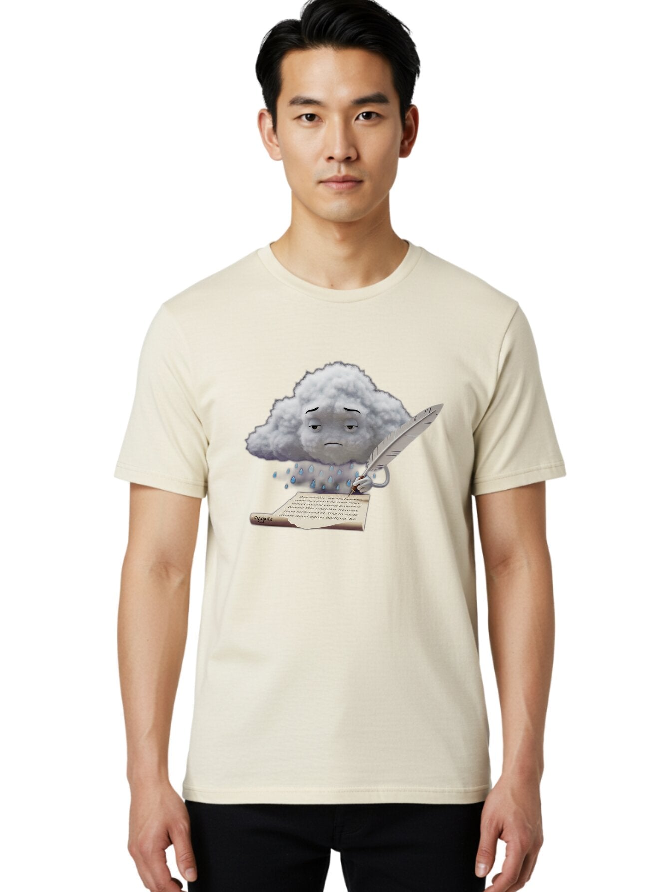 Sad-Cloud-Writing Men'S Graphic Tee, 100% Cotton, Comfortable Casual Summer Wear, Machine Washable, Vintage Camera, Old Camera, Antique Camera, Black Camera, Classic Photography, Photography Equipment, Nostalgic Device, Film Camera, Camera Art Bar417 18