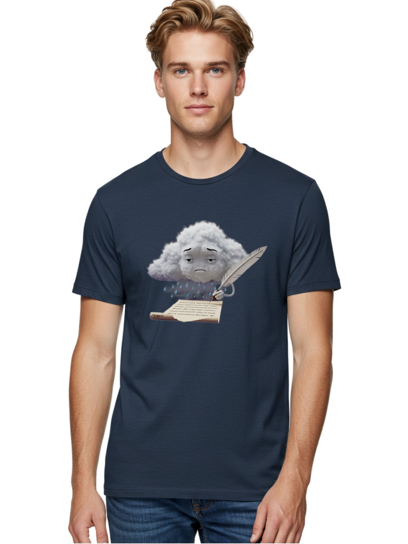 Sad-Cloud-Writing Men'S Graphic Tee, 100% Cotton, Comfortable Casual Summer Wear, Machine Washable, Vintage Camera, Old Camera, Antique Camera, Black Camera, Classic Photography, Photography Equipment, Nostalgic Device, Film Camera, Camera Art Bar417 20