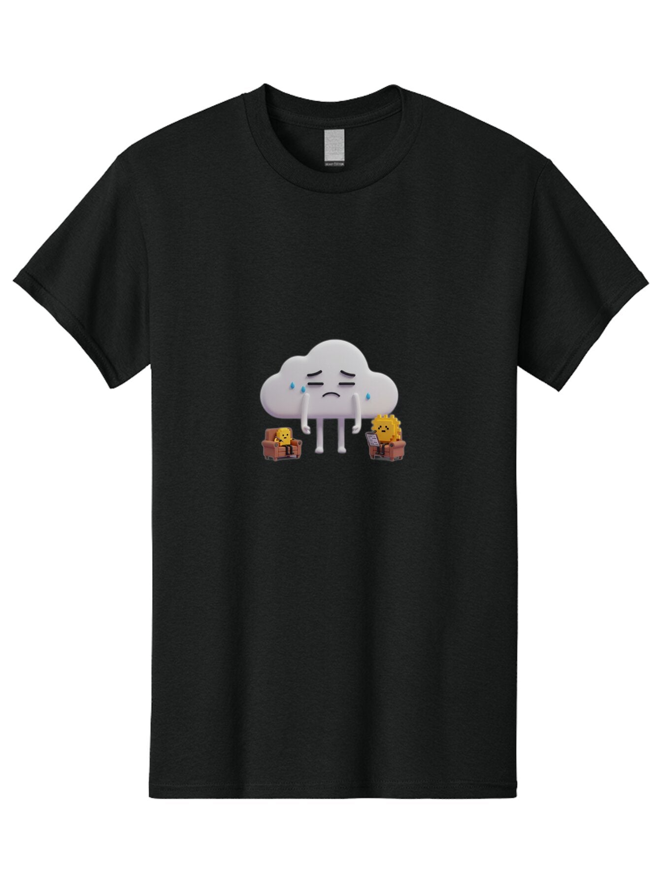 Sad-Cloud Men'S Graphic Tee, 100% Cotton, Comfortable Casual Summer Wear, Machine Washable, Vintage Camera, Old Camera, Antique Camera, Black Camera, Classic Photography, Photography Equipment, Nostalgic Device, Film Camera, Camera Art Bar418