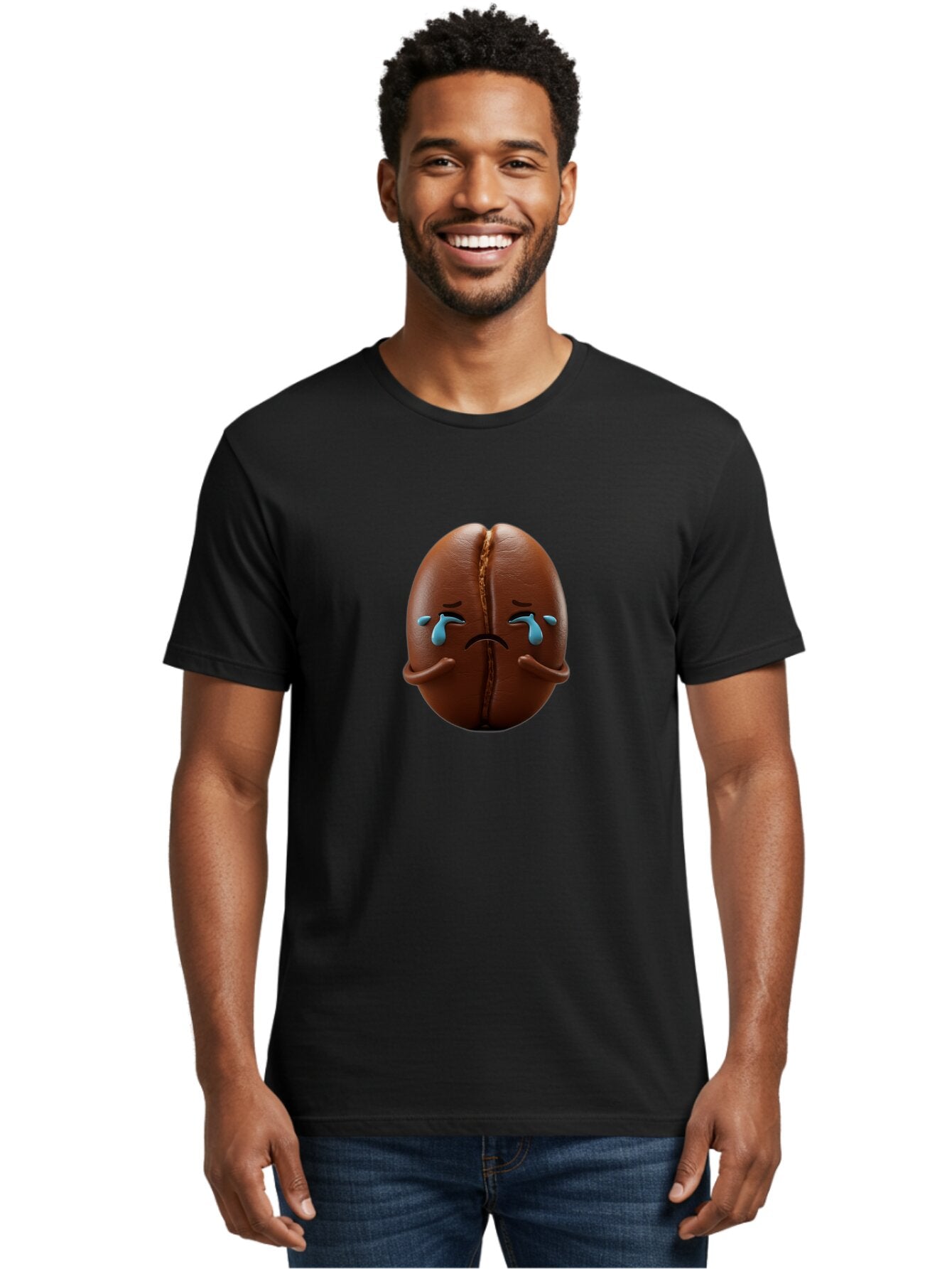 Sad-Coffee-Bean Men'S Graphic Tee, 100% Cotton, Comfortable Casual Summer Wear, Machine Washable, Vintage Camera, Old Camera, Antique Camera, Black Camera, Classic Photography, Photography Equipment, Nostalgic Device, Film Camera, Camera Art Bar419 28