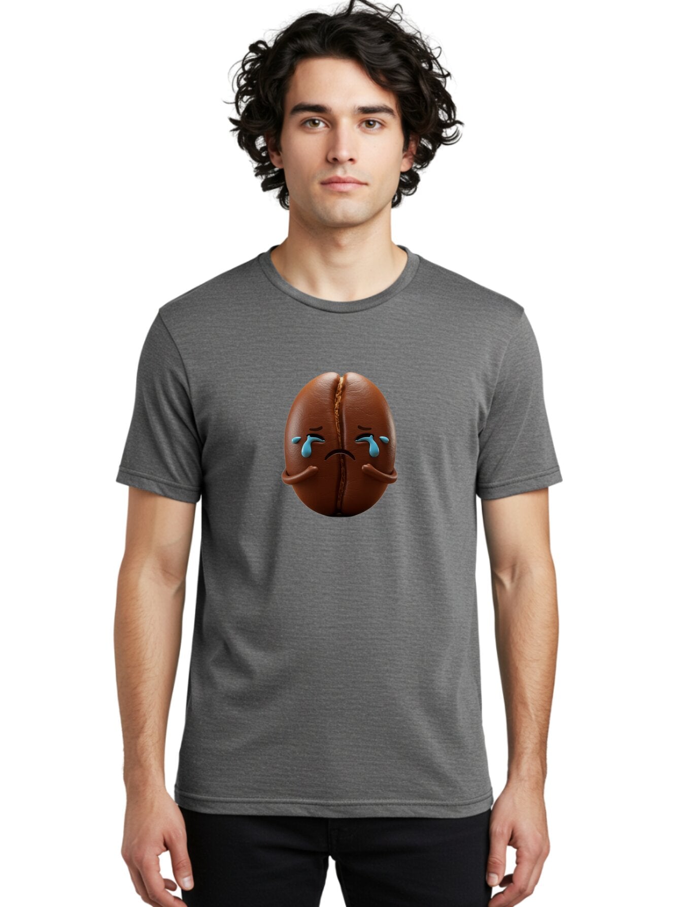 Sad-Coffee-Bean Men'S Graphic Tee, 100% Cotton, Comfortable Casual Summer Wear, Machine Washable, Vintage Camera, Old Camera, Antique Camera, Black Camera, Classic Photography, Photography Equipment, Nostalgic Device, Film Camera, Camera Art Bar419 17