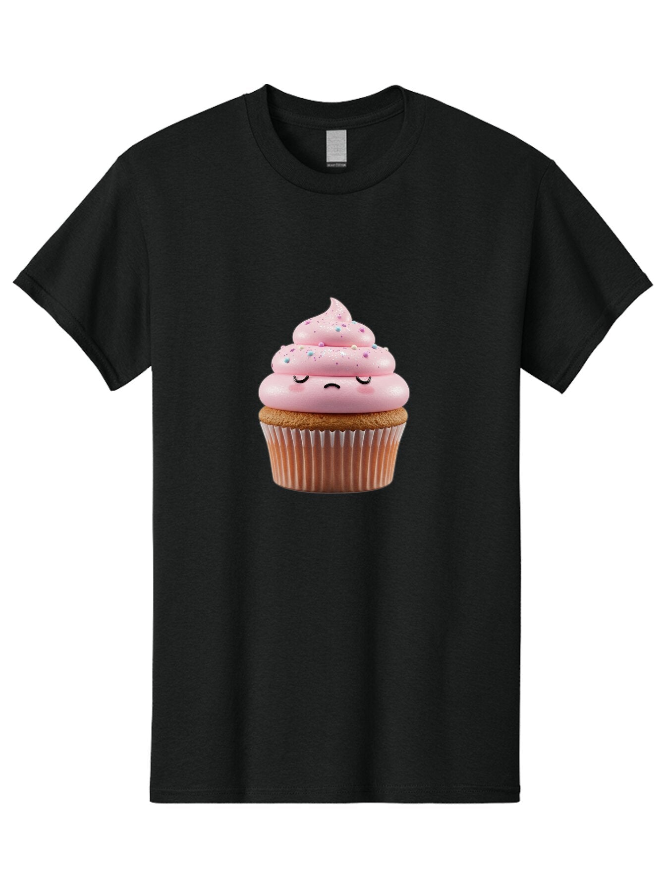 Sad-Cupcake-1 Men'S Graphic Tee, 100% Cotton, Comfortable Casual Summer Wear, Machine Washable, Vintage Camera, Old Camera, Antique Camera, Black Camera, Classic Photography, Photography Equipment, Nostalgic Device, Film Camera, Camera Art Bar420 3