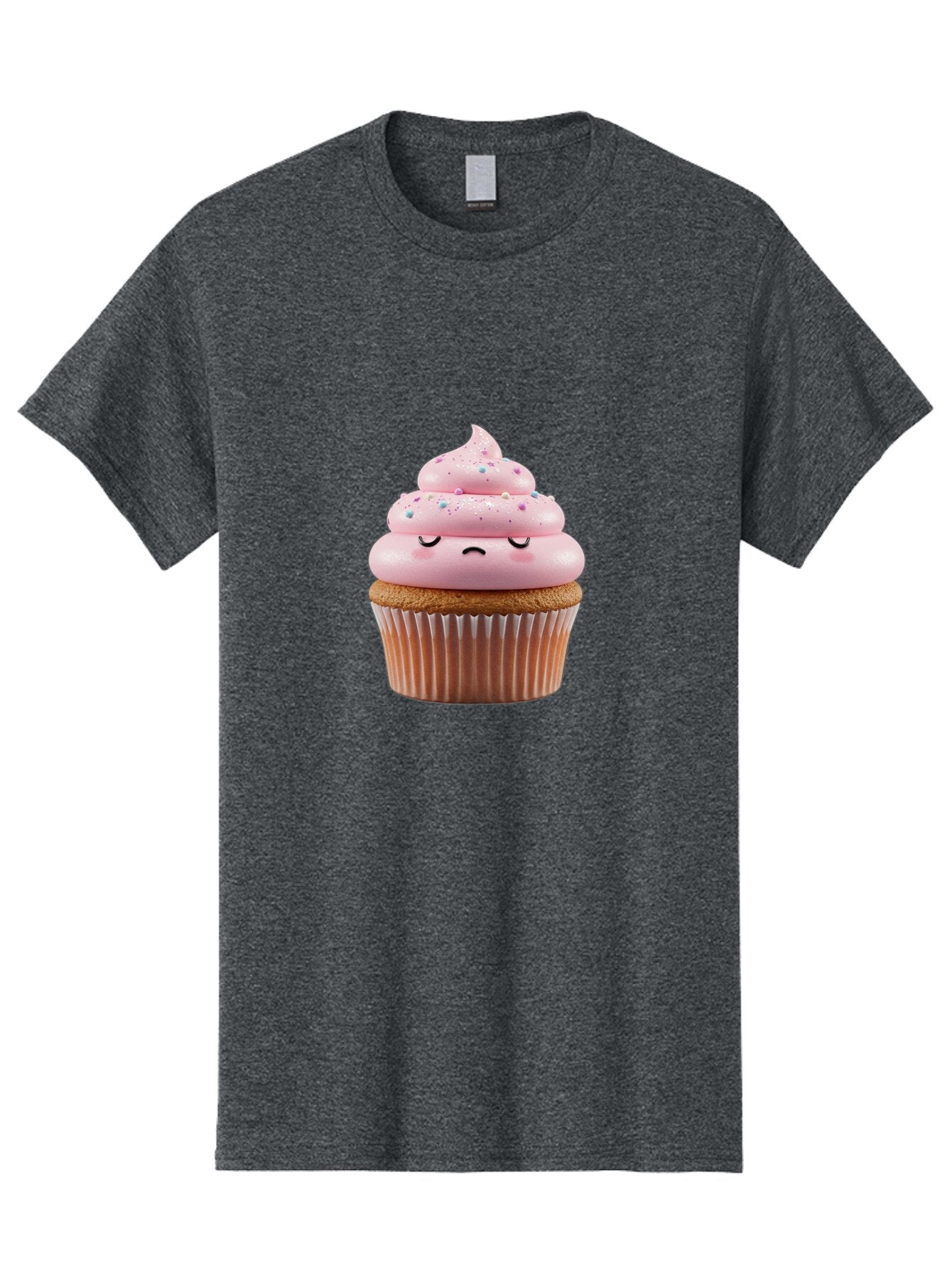 Sad-Cupcake-1 Men'S Graphic Tee, 100% Cotton, Comfortable Casual Summer Wear, Machine Washable, Vintage Camera, Old Camera, Antique Camera, Black Camera, Classic Photography, Photography Equipment, Nostalgic Device, Film Camera, Camera Art Bar420 5