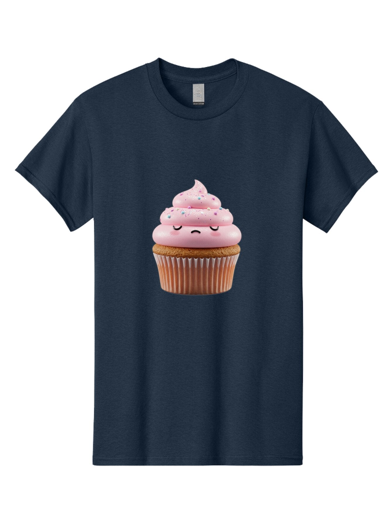 Sad-Cupcake-1 Men'S Graphic Tee, 100% Cotton, Comfortable Casual Summer Wear, Machine Washable, Vintage Camera, Old Camera, Antique Camera, Black Camera, Classic Photography, Photography Equipment, Nostalgic Device, Film Camera, Camera Art Bar420 15