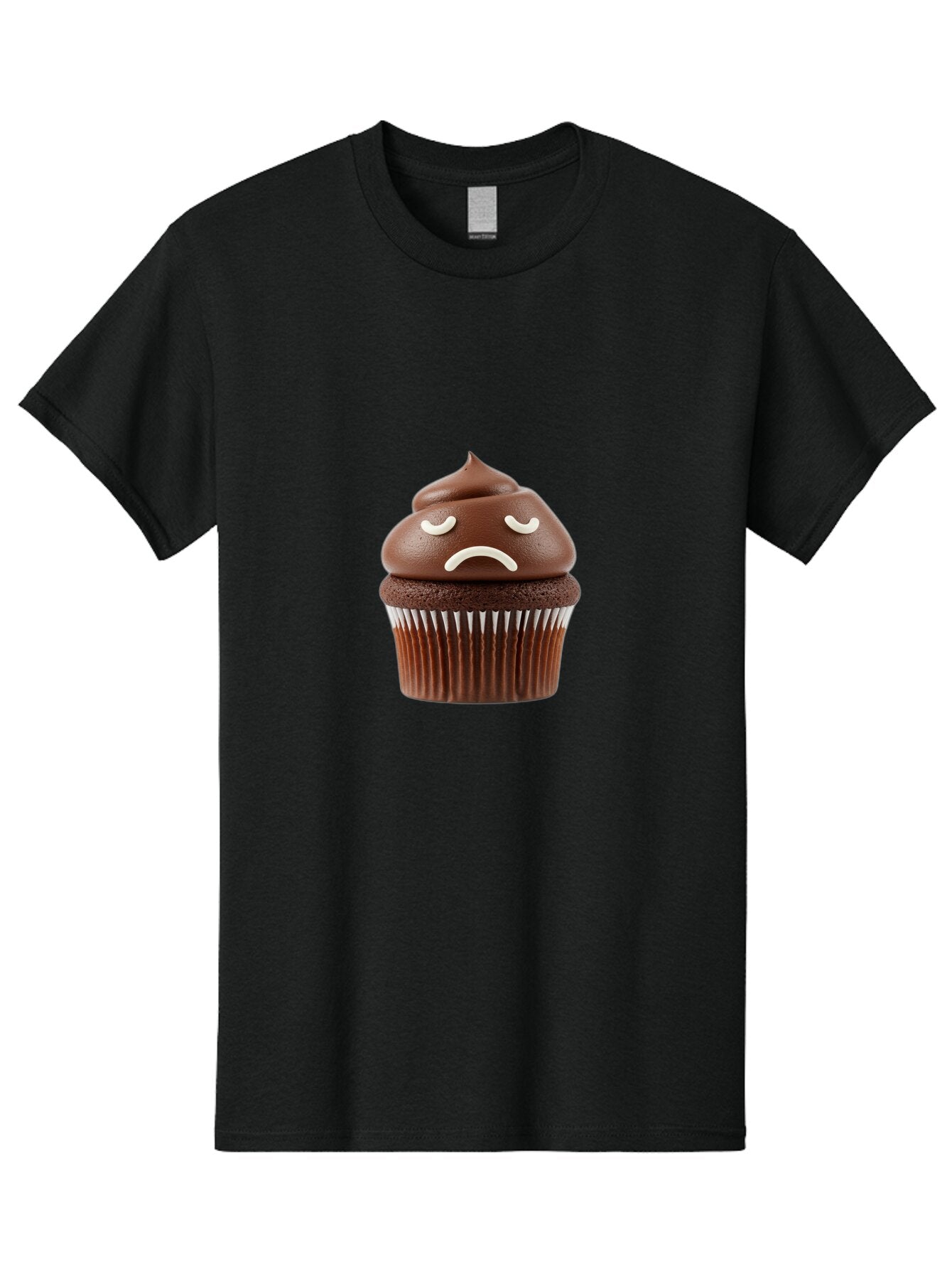 Sad-Cupcake-2 Men'S Graphic Tee, 100% Cotton, Comfortable Casual Summer Wear, Machine Washable, Vintage Camera, Old Camera, Antique Camera, Black Camera, Classic Photography, Photography Equipment, Nostalgic Device, Film Camera, Camera Art Bar421