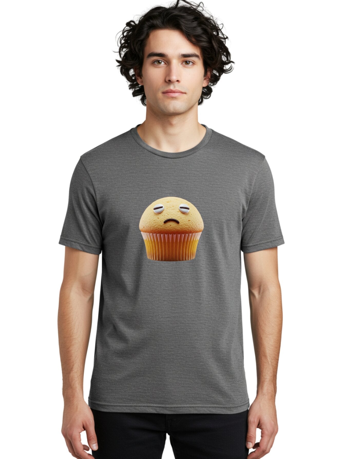 Sad-Cupcake-3 Men'S Graphic Tee, 100% Cotton, Comfortable Casual Summer Wear, Machine Washable, Vintage Camera, Old Camera, Antique Camera, Black Camera, Classic Photography, Photography Equipment, Nostalgic Device, Film Camera, Camera Art Bar422 16