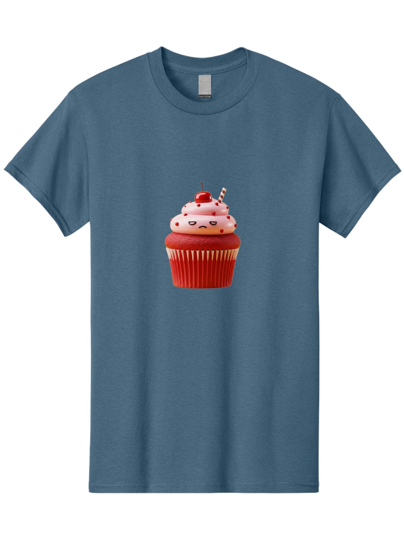 Sad-Cupcake-4 Men'S Graphic Tee, 100% Cotton, Comfortable Casual Summer Wear, Machine Washable, Vintage Camera, Old Camera, Antique Camera, Black Camera, Classic Photography, Photography Equipment, Nostalgic Device, Film Camera, Camera Art Bar423