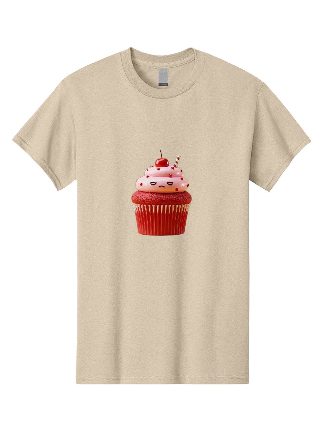 Sad-Cupcake-4 Men'S Graphic Tee, 100% Cotton, Comfortable Casual Summer Wear, Machine Washable, Vintage Camera, Old Camera, Antique Camera, Black Camera, Classic Photography, Photography Equipment, Nostalgic Device, Film Camera, Camera Art Bar423