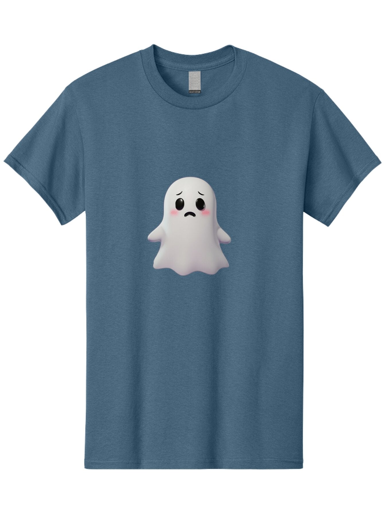 Sad-Ghost-1 Men'S Graphic Tee, 100% Cotton, Comfortable Casual Summer Wear, Machine Washable, Vintage Camera, Old Camera, Antique Camera, Black Camera, Classic Photography, Photography Equipment, Nostalgic Device, Film Camera, Camera Art Bar431 3