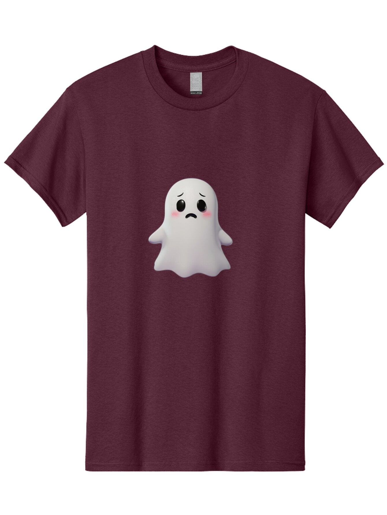 Sad-Ghost-1 Men'S Graphic Tee, 100% Cotton, Comfortable Casual Summer Wear, Machine Washable, Vintage Camera, Old Camera, Antique Camera, Black Camera, Classic Photography, Photography Equipment, Nostalgic Device, Film Camera, Camera Art Bar431 4