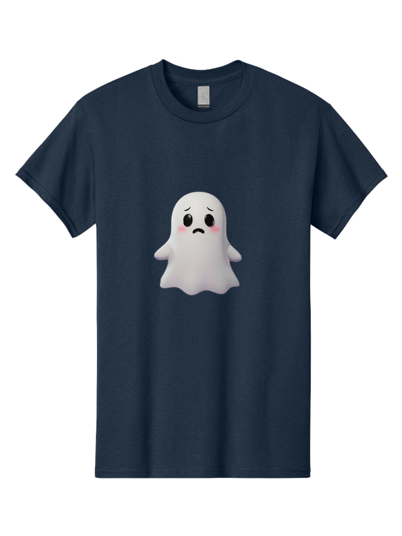 Sad-Ghost-1 Men'S Graphic Tee, 100% Cotton, Comfortable Casual Summer Wear, Machine Washable, Vintage Camera, Old Camera, Antique Camera, Black Camera, Classic Photography, Photography Equipment, Nostalgic Device, Film Camera, Camera Art Bar431 13