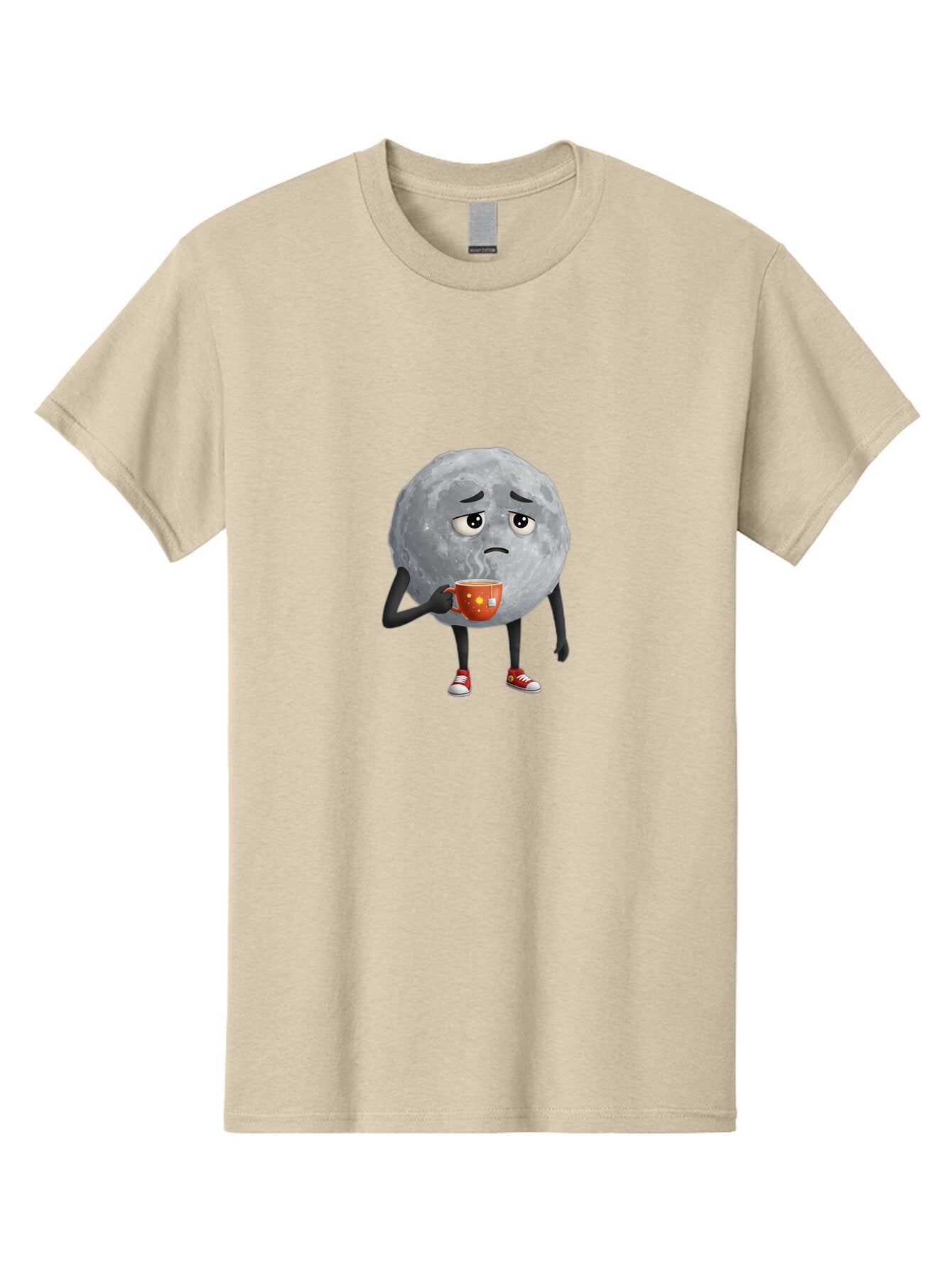 Sad-Moon-1 Men'S Graphic Tee, 100% Cotton, Comfortable Casual Summer Wear, Machine Washable, Vintage Camera, Old Camera, Antique Camera, Black Camera, Classic Photography, Photography Equipment, Nostalgic Device, Film Camera, Camera Art Bar435 4