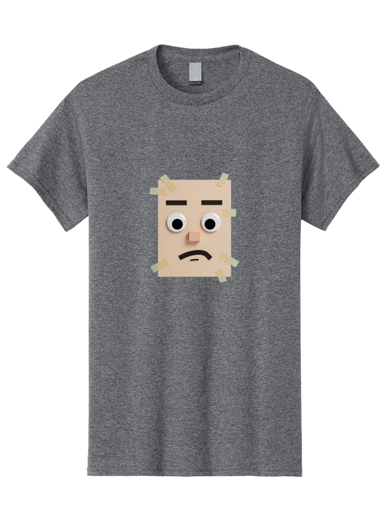 Sad-Sticky-Note-Face Men'S Graphic Tee, 100% Cotton, Comfortable Casual Summer Wear, Machine Washable, Vintage Camera, Old Camera, Antique Camera, Black Camera, Classic Photography, Photography Equipment, Nostalgic Device, Film Camera, Bar437 12