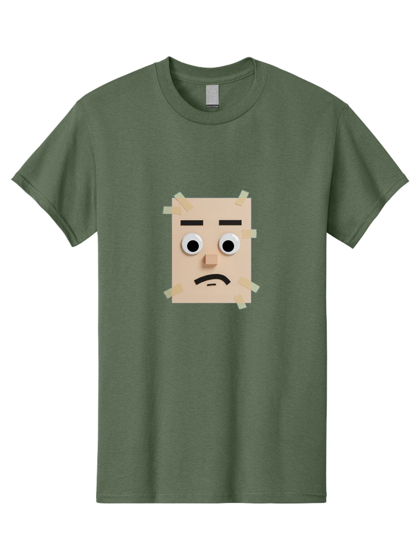 Sad-Sticky-Note-Face Men'S Graphic Tee, 100% Cotton, Comfortable Casual Summer Wear, Machine Washable, Vintage Camera, Old Camera, Antique Camera, Black Camera, Classic Photography, Photography Equipment, Nostalgic Device, Film Camera, Bar437