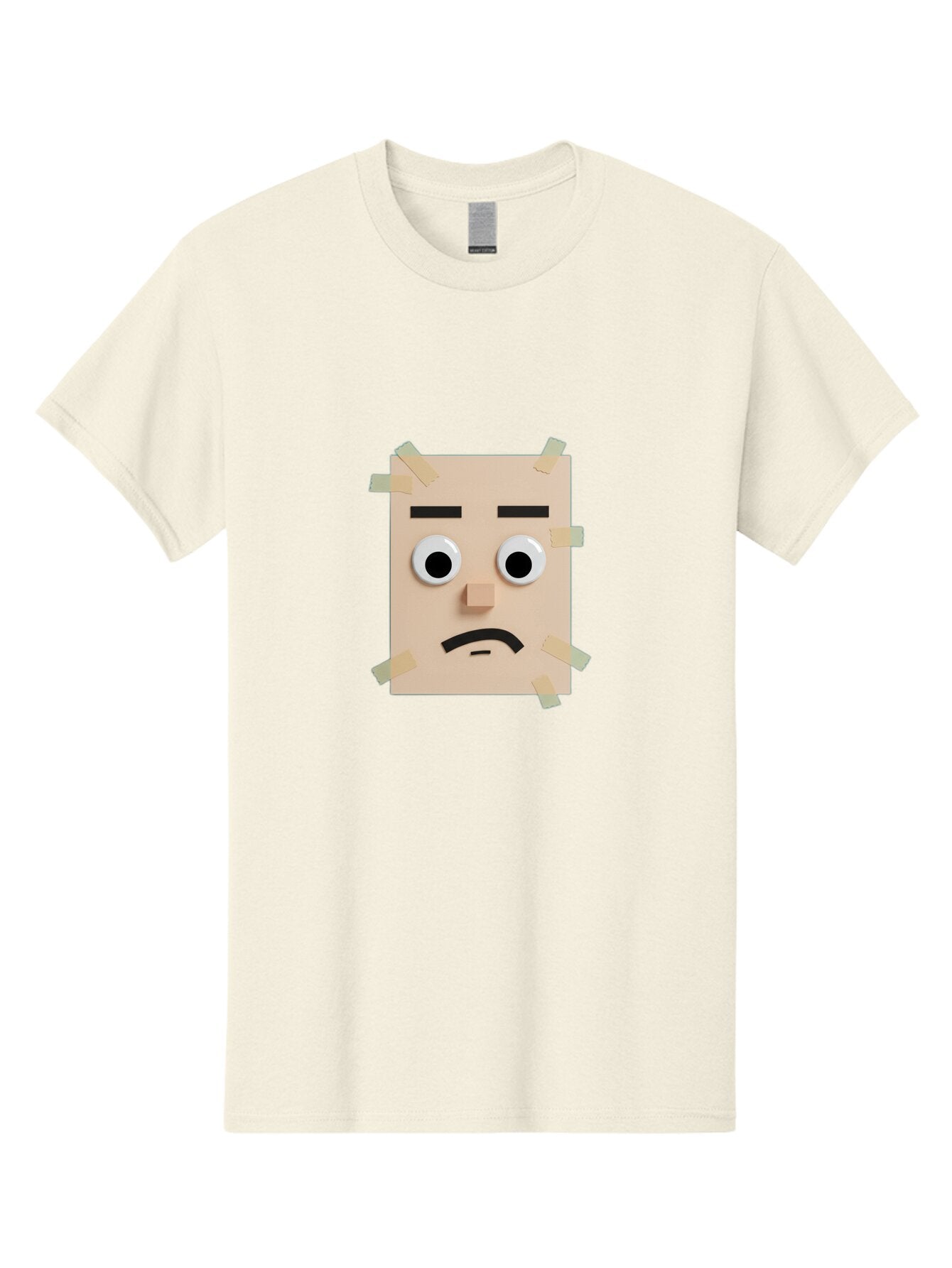 Sad-Sticky-Note-Face Men'S Graphic Tee, 100% Cotton, Comfortable Casual Summer Wear, Machine Washable, Vintage Camera, Old Camera, Antique Camera, Black Camera, Classic Photography, Photography Equipment, Nostalgic Device, Film Camera, Bar437 10
