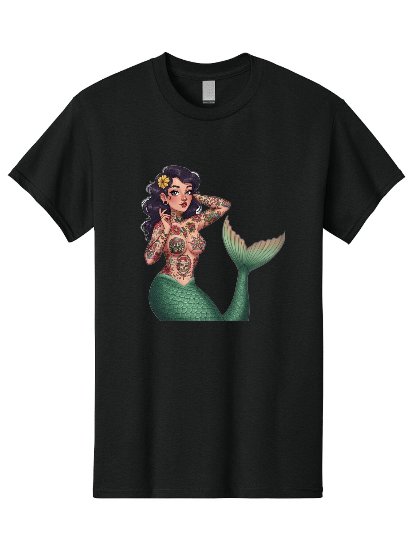 Sailor-Jessy-Mermaid Men'S Graphic Tee, 100% Cotton, Comfortable Casual Summer Wear, Machine Washable, Vintage Camera, Old Camera, Antique Camera, Black Camera, Classic Photography, Photography Equipment, Nostalgic Device, Film Camera, Bar438 8