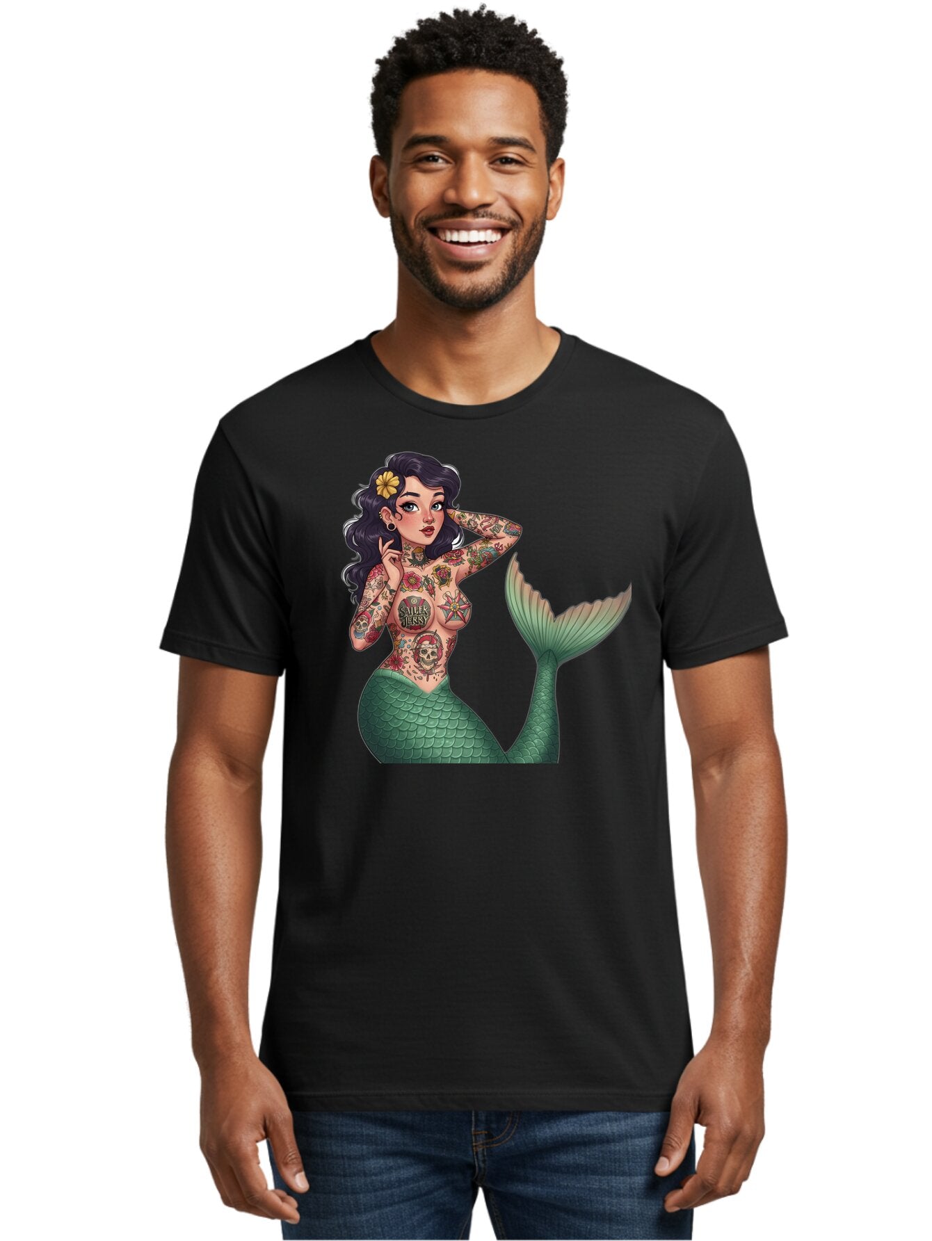Sailor-Jessy-Mermaid Men'S Graphic Tee, 100% Cotton, Comfortable Casual Summer Wear, Machine Washable, Vintage Camera, Old Camera, Antique Camera, Black Camera, Classic Photography, Photography Equipment, Nostalgic Device, Film Camera, Bar438 25