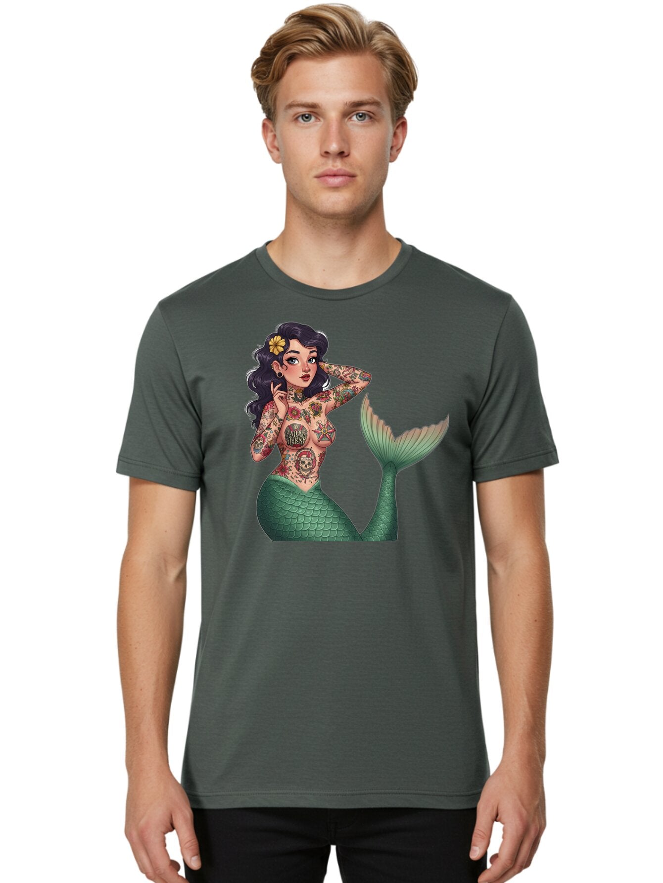 Sailor-Jessy-Mermaid Men'S Graphic Tee, 100% Cotton, Comfortable Casual Summer Wear, Machine Washable, Vintage Camera, Old Camera, Antique Camera, Black Camera, Classic Photography, Photography Equipment, Nostalgic Device, Film Camera, Bar438 27