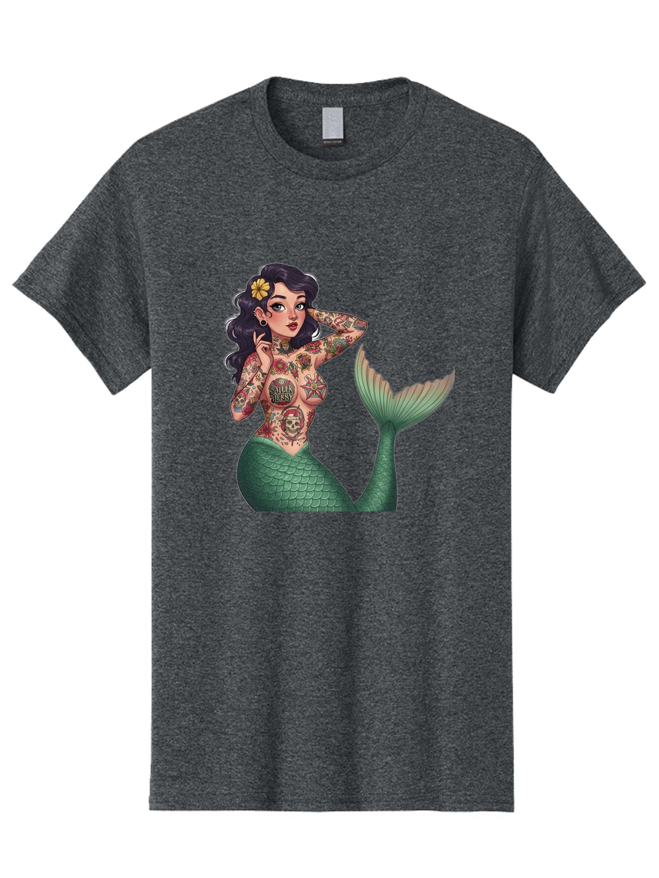 Sailor-Jessy-Mermaid Men'S Graphic Tee, 100% Cotton, Comfortable Casual Summer Wear, Machine Washable, Vintage Camera, Old Camera, Antique Camera, Black Camera, Classic Photography, Photography Equipment, Nostalgic Device, Film Camera, Bar438 4