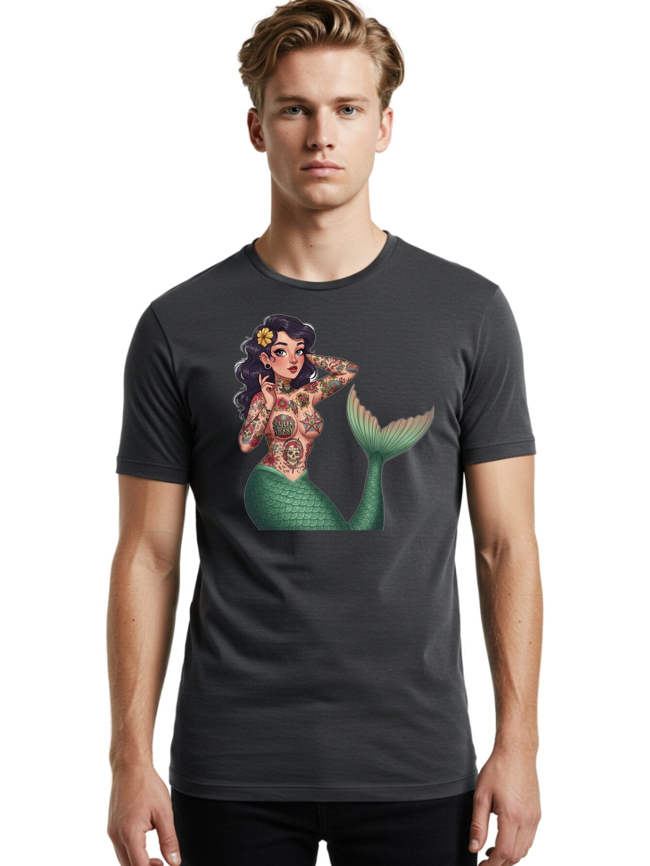 Sailor-Jessy-Mermaid Men'S Graphic Tee, 100% Cotton, Comfortable Casual Summer Wear, Machine Washable, Vintage Camera, Old Camera, Antique Camera, Black Camera, Classic Photography, Photography Equipment, Nostalgic Device, Film Camera, Bar438 18