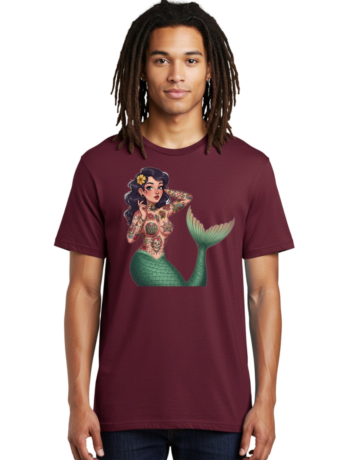 Sailor-Jessy-Mermaid Men'S Graphic Tee, 100% Cotton, Comfortable Casual Summer Wear, Machine Washable, Vintage Camera, Old Camera, Antique Camera, Black Camera, Classic Photography, Photography Equipment, Nostalgic Device, Film Camera, Bar438 21