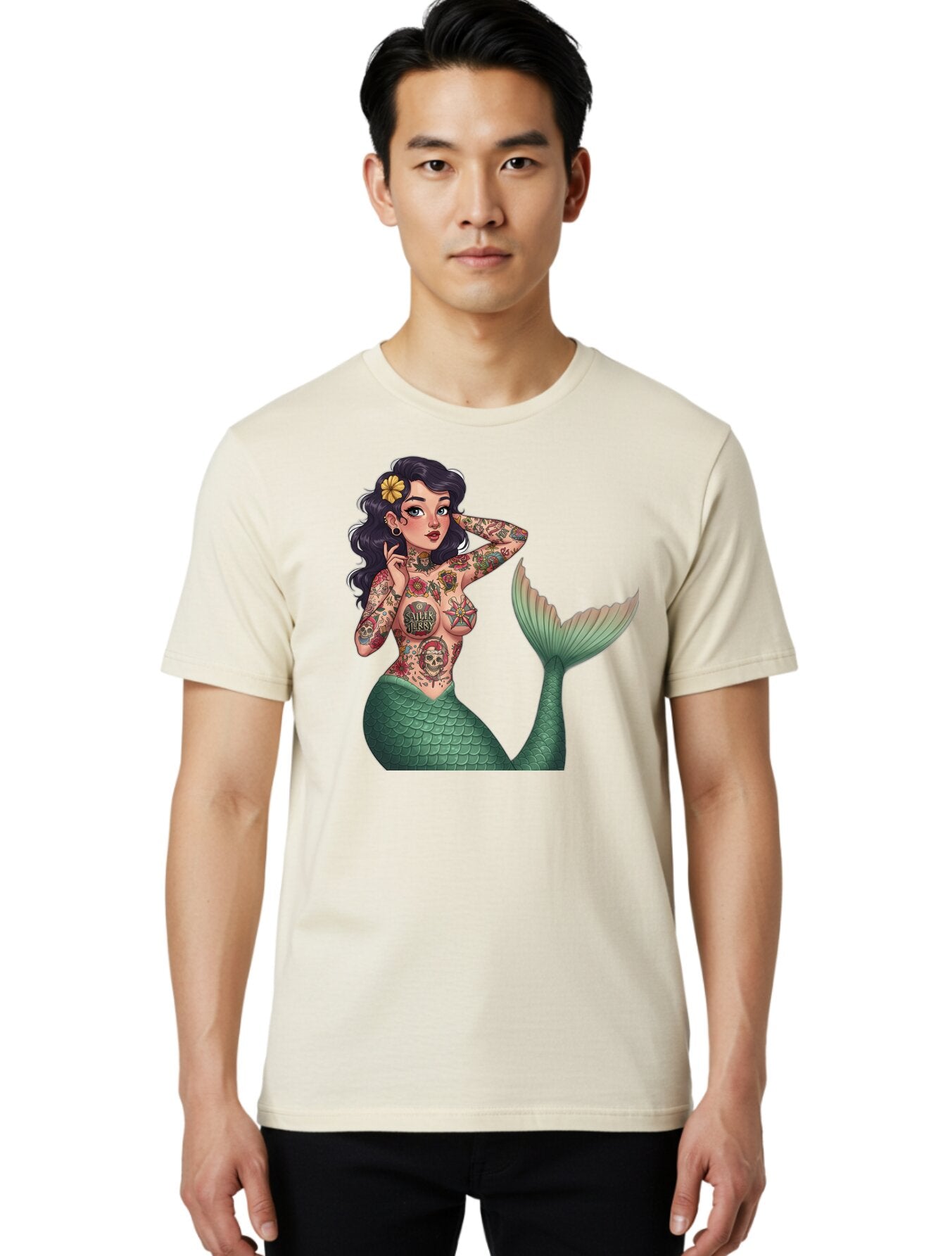 Sailor-Jessy-Mermaid Men'S Graphic Tee, 100% Cotton, Comfortable Casual Summer Wear, Machine Washable, Vintage Camera, Old Camera, Antique Camera, Black Camera, Classic Photography, Photography Equipment, Nostalgic Device, Film Camera, Bar438 17