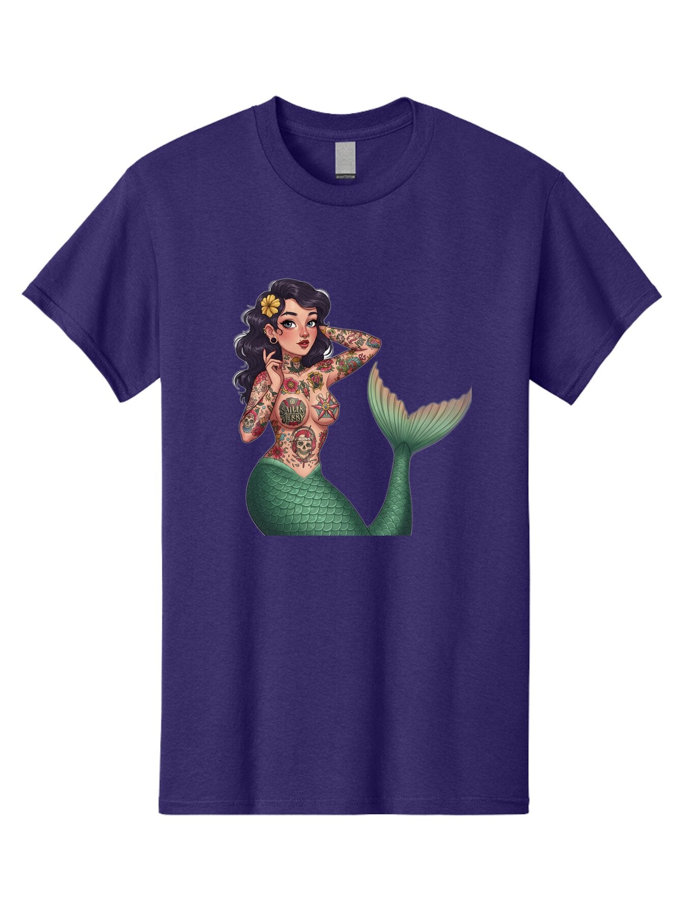 Sailor-Jessy-Mermaid Men'S Graphic Tee, 100% Cotton, Comfortable Casual Summer Wear, Machine Washable, Vintage Camera, Old Camera, Antique Camera, Black Camera, Classic Photography, Photography Equipment, Nostalgic Device, Film Camera, Bar438