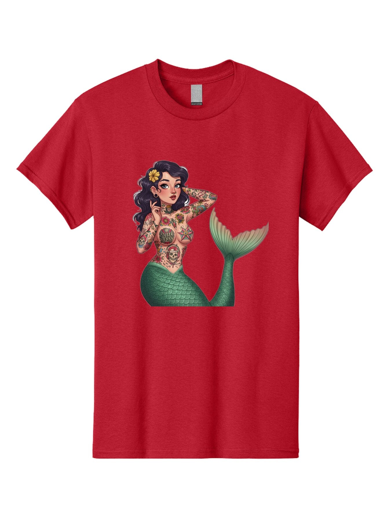 Sailor-Jessy-Mermaid Men'S Graphic Tee, 100% Cotton, Comfortable Casual Summer Wear, Machine Washable, Vintage Camera, Old Camera, Antique Camera, Black Camera, Classic Photography, Photography Equipment, Nostalgic Device, Film Camera, Bar438 5