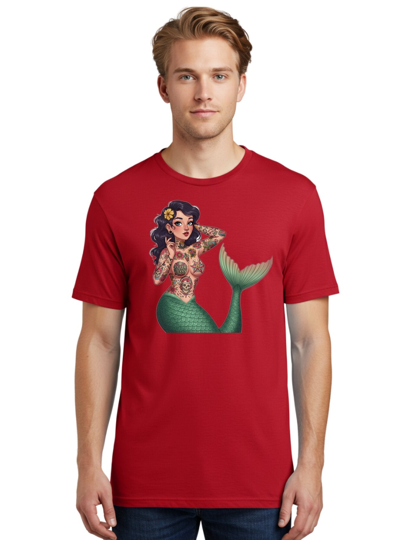 Sailor-Jessy-Mermaid Men'S Graphic Tee, 100% Cotton, Comfortable Casual Summer Wear, Machine Washable, Vintage Camera, Old Camera, Antique Camera, Black Camera, Classic Photography, Photography Equipment, Nostalgic Device, Film Camera, Bar438 23