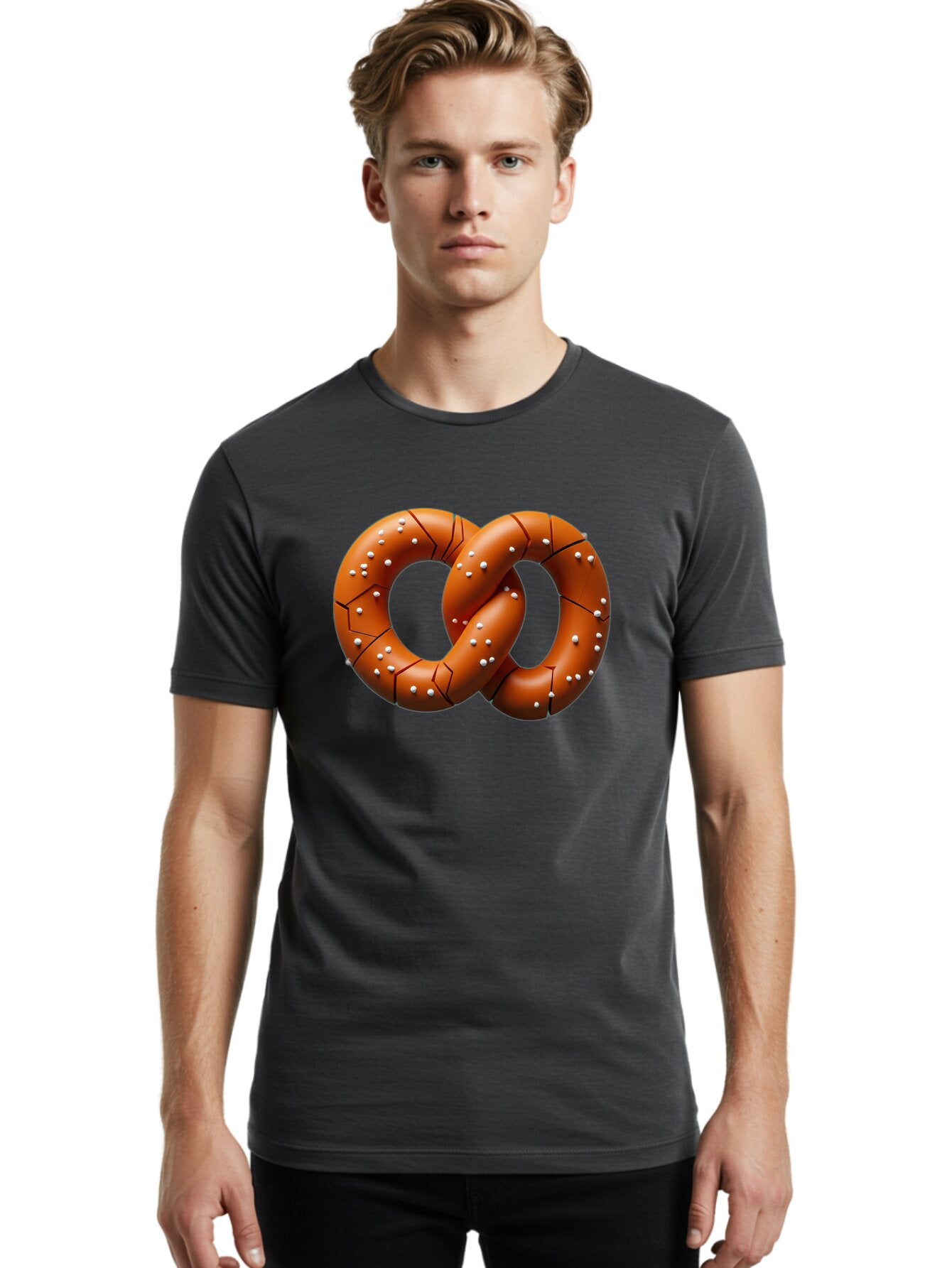 Salted-Pretzel-1 Men'S Graphic Tee, 100% Cotton, Comfortable Casual Summer Wear, Machine Washable, Vintage Camera, Old Camera, Antique Camera, Black Camera, Classic Photography, Photography Equipment, Nostalgic Device, Film Camera, Camera Art Bar439 25