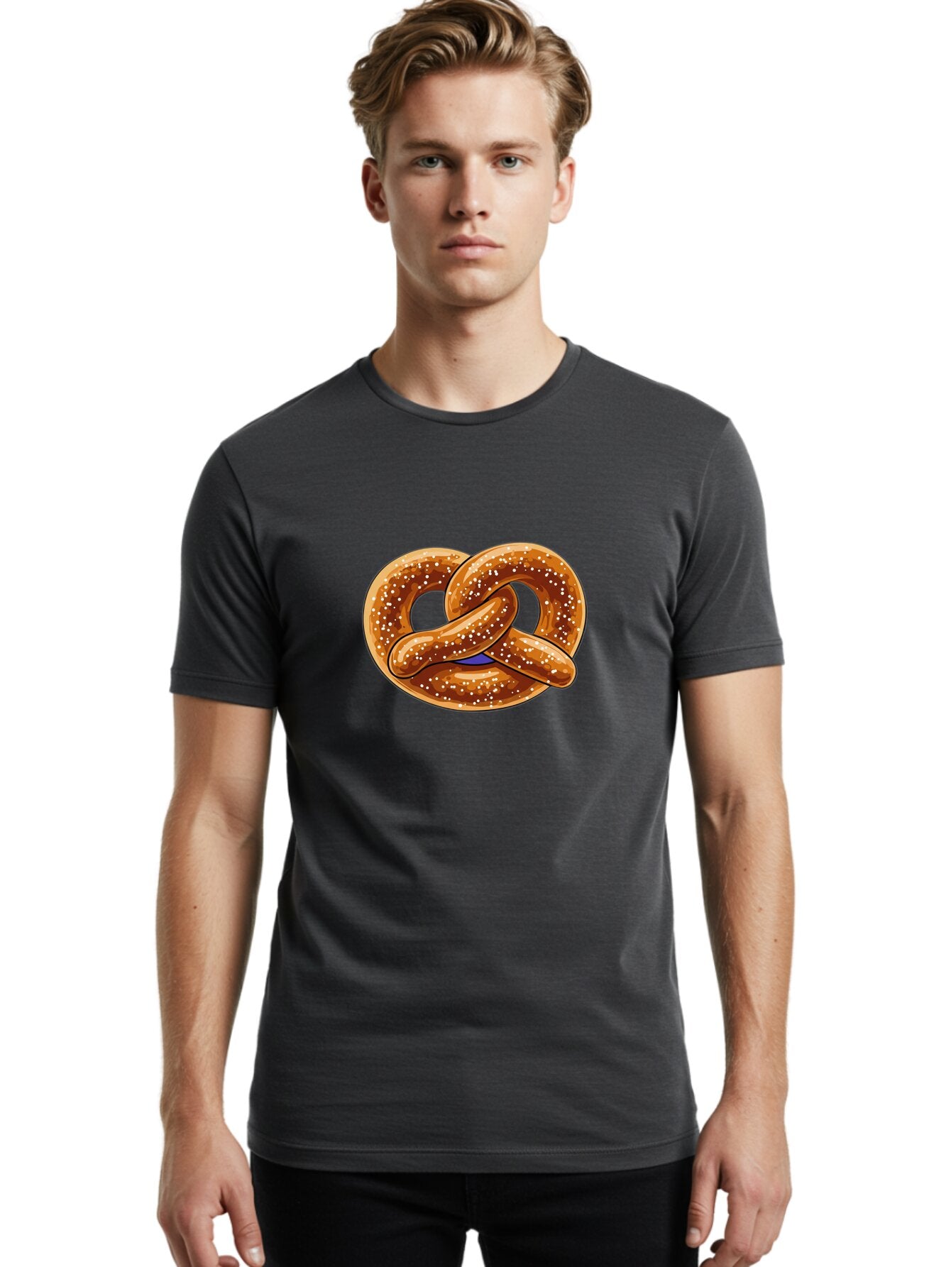Salted-Pretzel Men'S Graphic Tee, 100% Cotton, Comfortable Casual Summer Wear, Machine Washable, Vintage Camera, Old Camera, Antique Camera, Black Camera, Classic Photography, Photography Equipment, Nostalgic Device, Film Camera, Camera Art Bar448 18