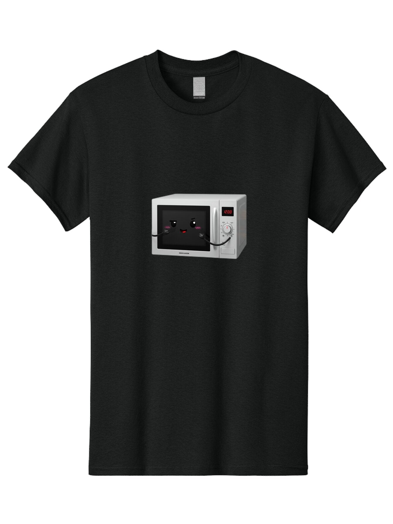 Samsung-Microwave Men'S Graphic Tee, 100% Cotton, Comfortable Casual Summer Wear, Machine Washable, Vintage Camera, Old Camera, Antique Camera, Black Camera, Classic Photography, Photography Equipment, Nostalgic Device, Film Camera, Camera Art Bar449