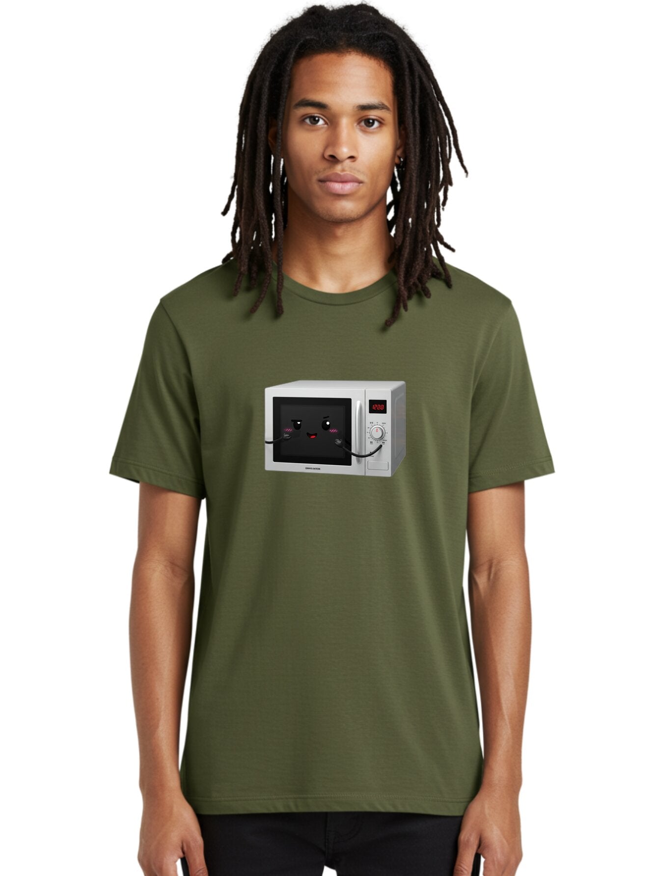 Samsung-Microwave Men'S Graphic Tee, 100% Cotton, Comfortable Casual Summer Wear, Machine Washable, Vintage Camera, Old Camera, Antique Camera, Black Camera, Classic Photography, Photography Equipment, Nostalgic Device, Film Camera, Camera Art Bar449 30