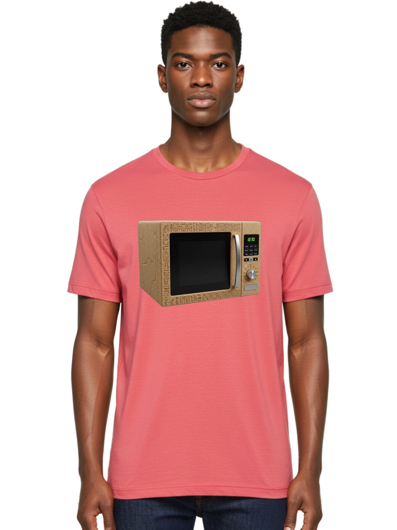 Sarcophagus-Microwave Men'S Graphic Tee, 100% Cotton, Comfortable Casual Summer Wear, Machine Washable, Vintage Camera, Old Camera, Antique Camera, Black Camera, Classic Photography, Photography Equipment, Nostalgic Device, Film Camera, Bar453 18