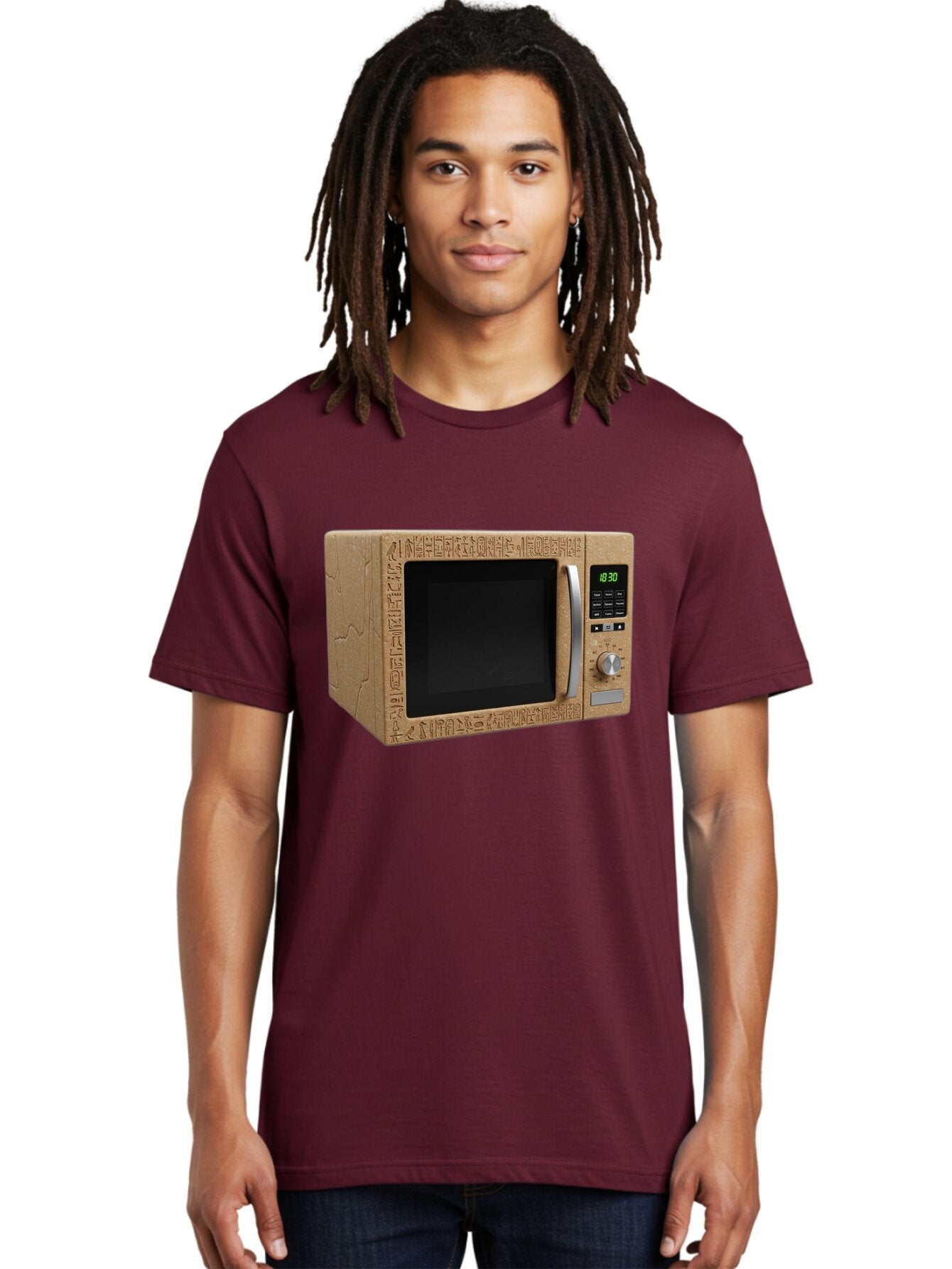 Sarcophagus-Microwave Men'S Graphic Tee, 100% Cotton, Comfortable Casual Summer Wear, Machine Washable, Vintage Camera, Old Camera, Antique Camera, Black Camera, Classic Photography, Photography Equipment, Nostalgic Device, Film Camera, Bar453 25