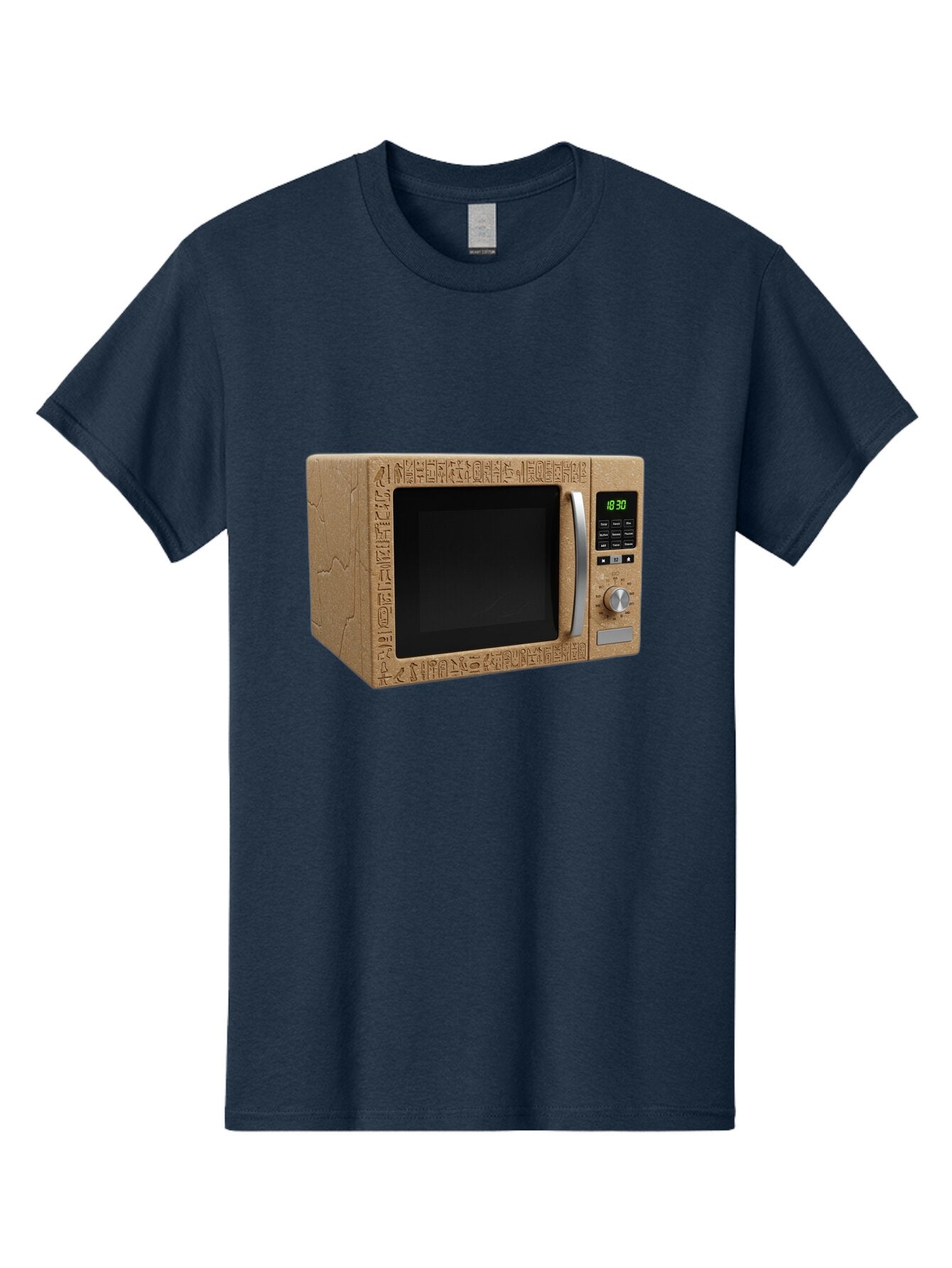 Sarcophagus-Microwave Men'S Graphic Tee, 100% Cotton, Comfortable Casual Summer Wear, Machine Washable, Vintage Camera, Old Camera, Antique Camera, Black Camera, Classic Photography, Photography Equipment, Nostalgic Device, Film Camera, Bar453