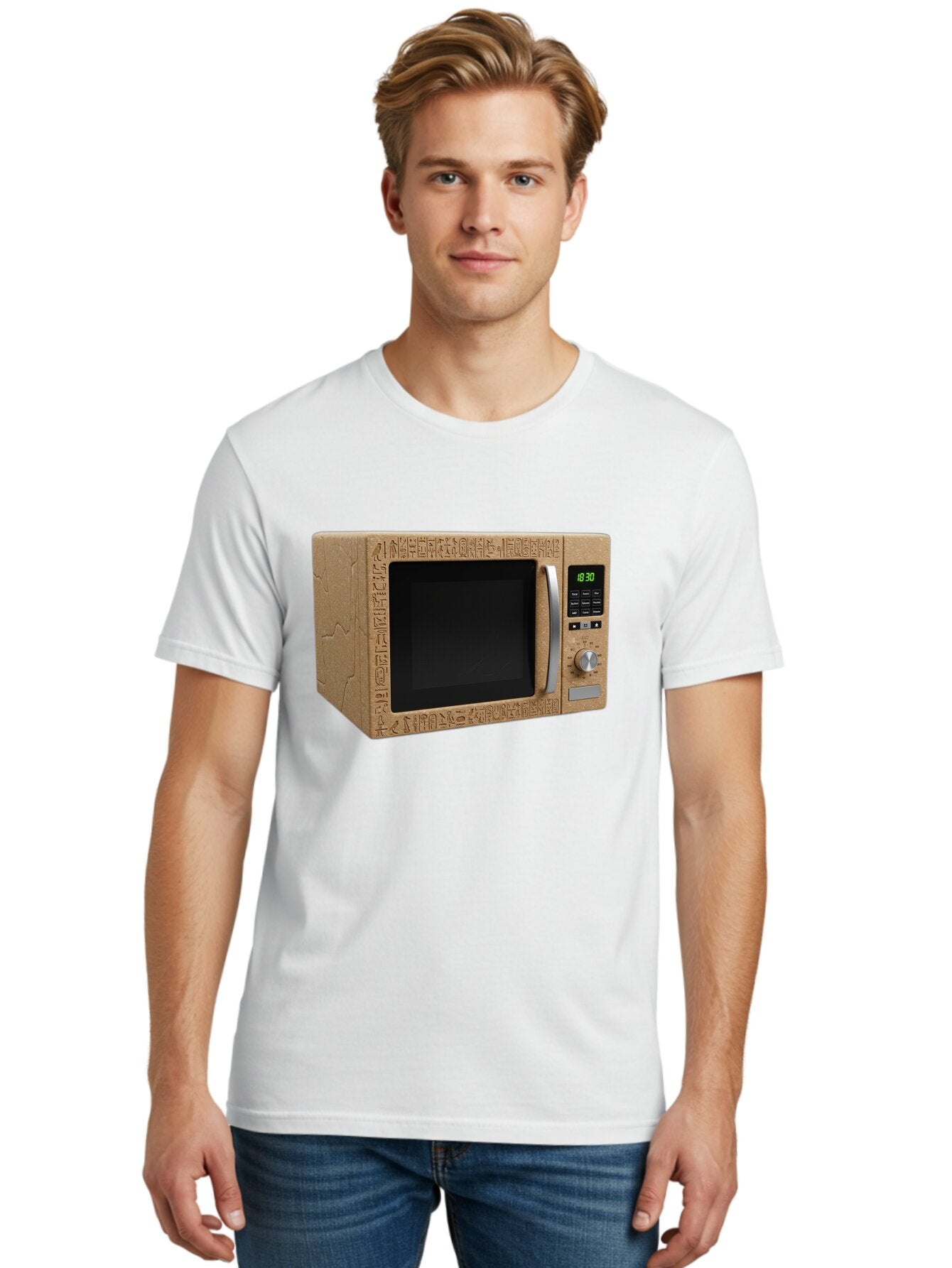 Sarcophagus-Microwave Men'S Graphic Tee, 100% Cotton, Comfortable Casual Summer Wear, Machine Washable, Vintage Camera, Old Camera, Antique Camera, Black Camera, Classic Photography, Photography Equipment, Nostalgic Device, Film Camera, Bar453 22