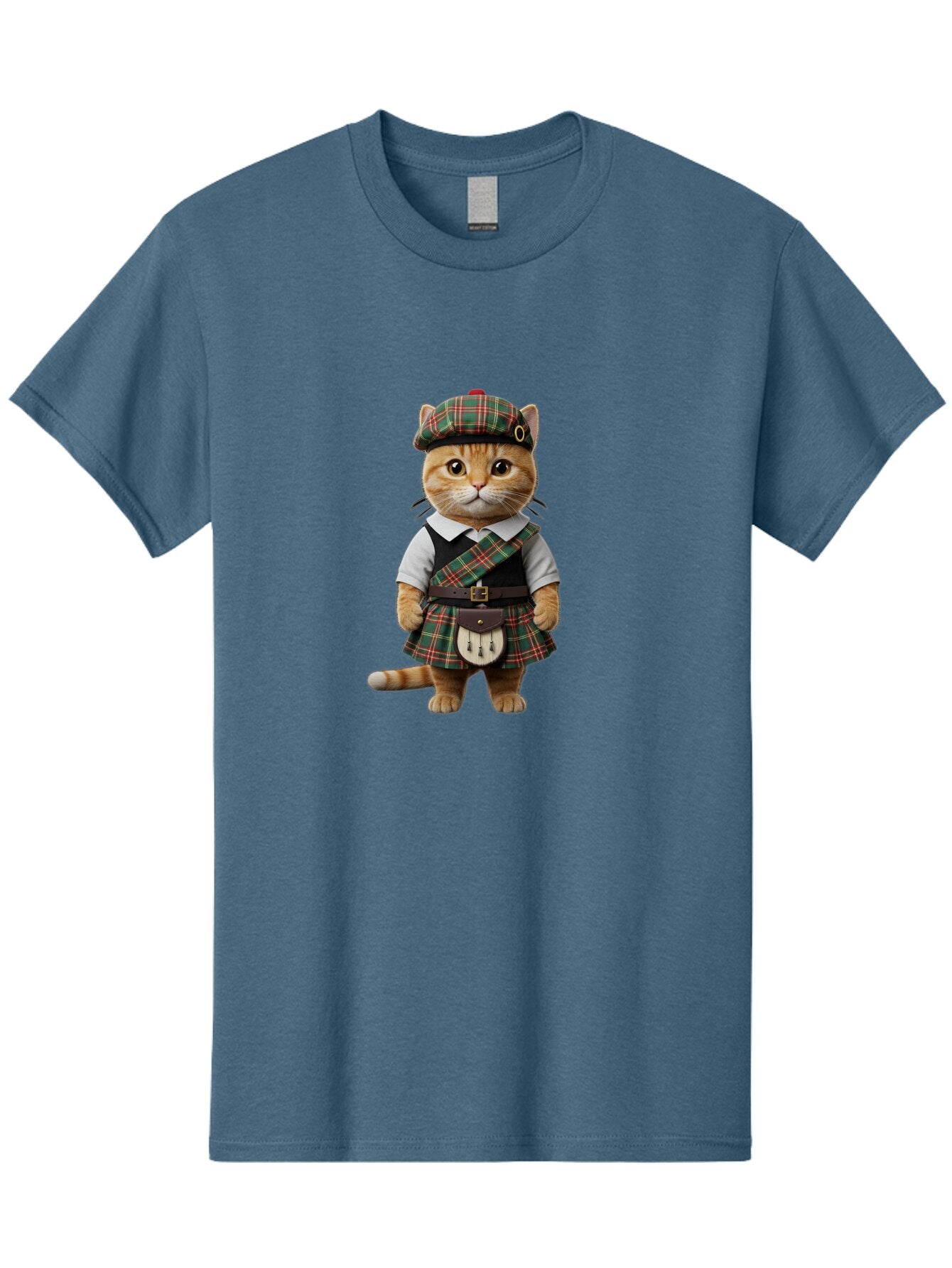 Scottish-Cat Men'S Graphic Tee, 100% Cotton, Comfortable Casual Summer Wear, Machine Washable, Vintage Camera, Old Camera, Antique Camera, Black Camera, Classic Photography, Photography Equipment, Nostalgic Device, Film Camera, Camera Art Bar458