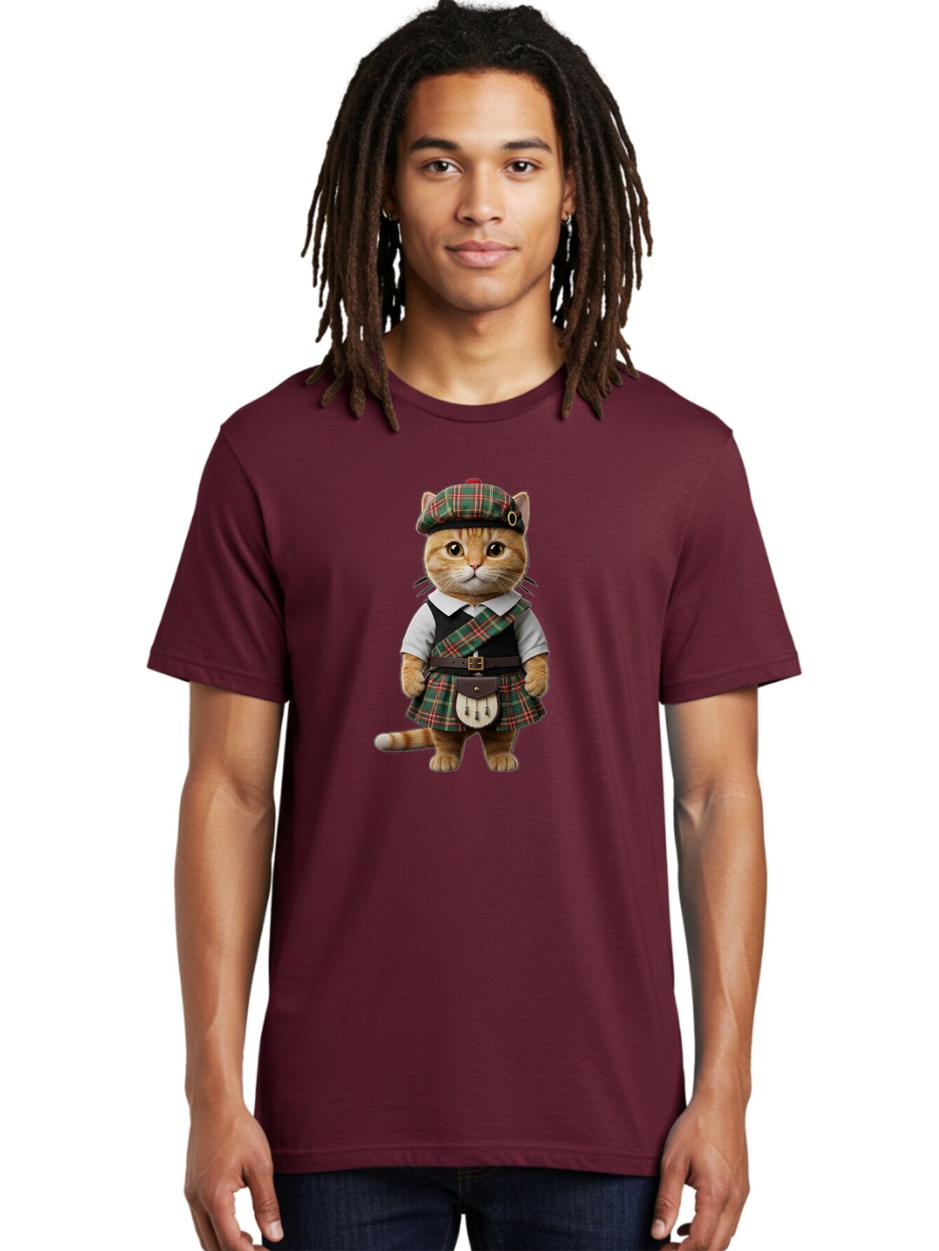Scottish-Cat Men'S Graphic Tee, 100% Cotton, Comfortable Casual Summer Wear, Machine Washable, Vintage Camera, Old Camera, Antique Camera, Black Camera, Classic Photography, Photography Equipment, Nostalgic Device, Film Camera, Camera Art Bar458 18