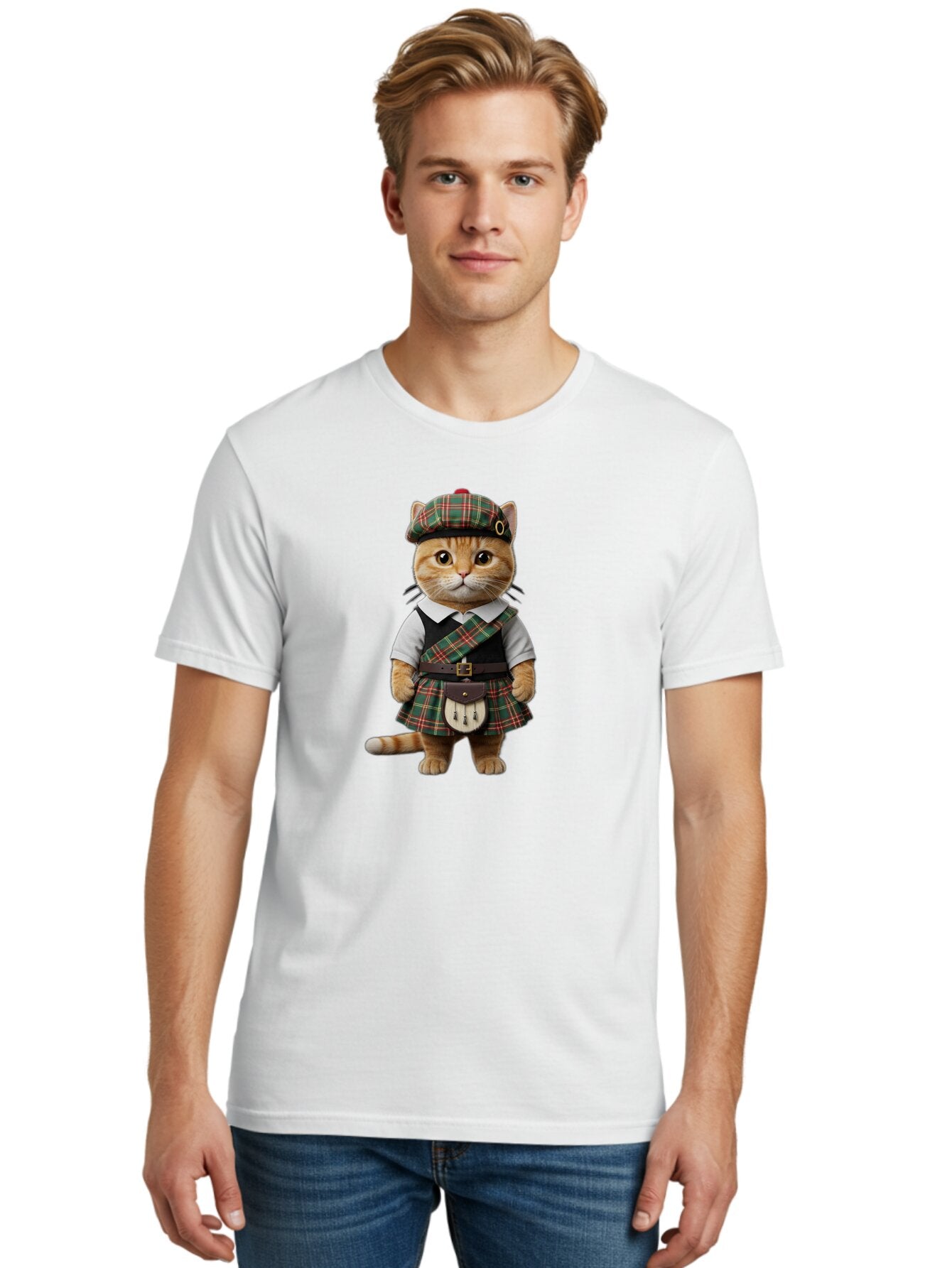 Scottish-Cat Men'S Graphic Tee, 100% Cotton, Comfortable Casual Summer Wear, Machine Washable, Vintage Camera, Old Camera, Antique Camera, Black Camera, Classic Photography, Photography Equipment, Nostalgic Device, Film Camera, Camera Art Bar458 27