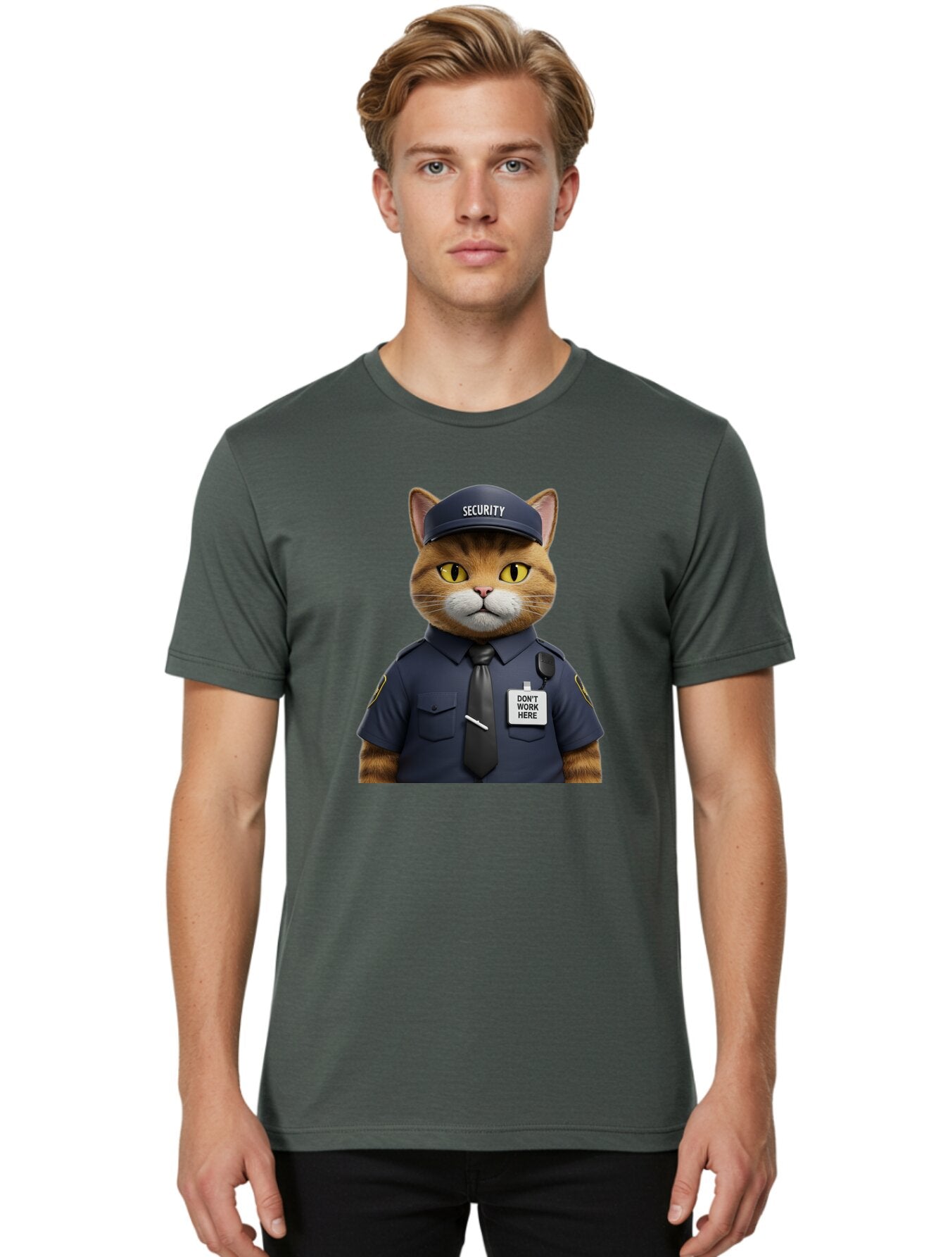 Security-Cat Men'S Graphic Tee, 100% Cotton, Comfortable Casual Summer Wear, Machine Washable, Vintage Camera, Old Camera, Antique Camera, Black Camera, Classic Photography, Photography Equipment, Nostalgic Device, Film Camera, Camera Art Bar460 27