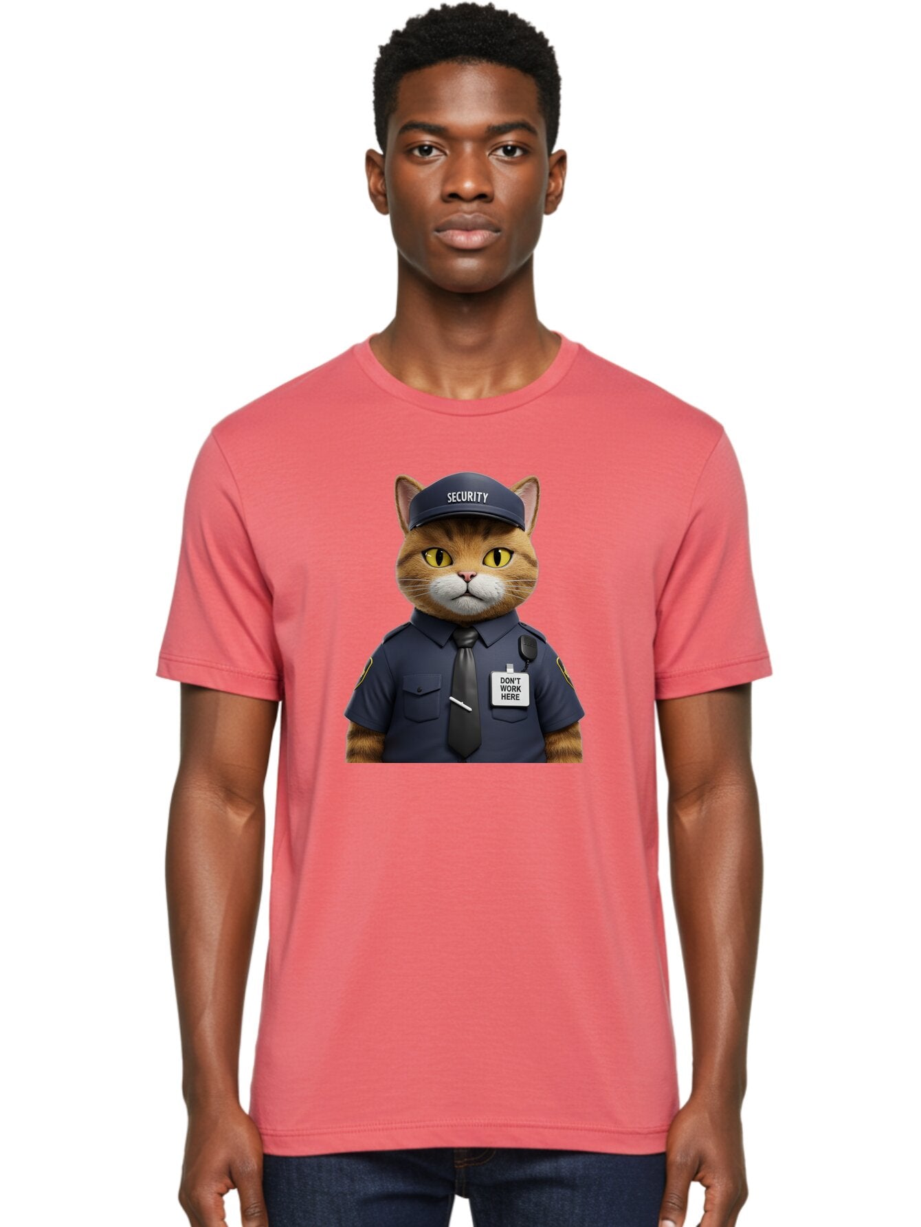 Security-Cat Men'S Graphic Tee, 100% Cotton, Comfortable Casual Summer Wear, Machine Washable, Vintage Camera, Old Camera, Antique Camera, Black Camera, Classic Photography, Photography Equipment, Nostalgic Device, Film Camera, Camera Art Bar460 17